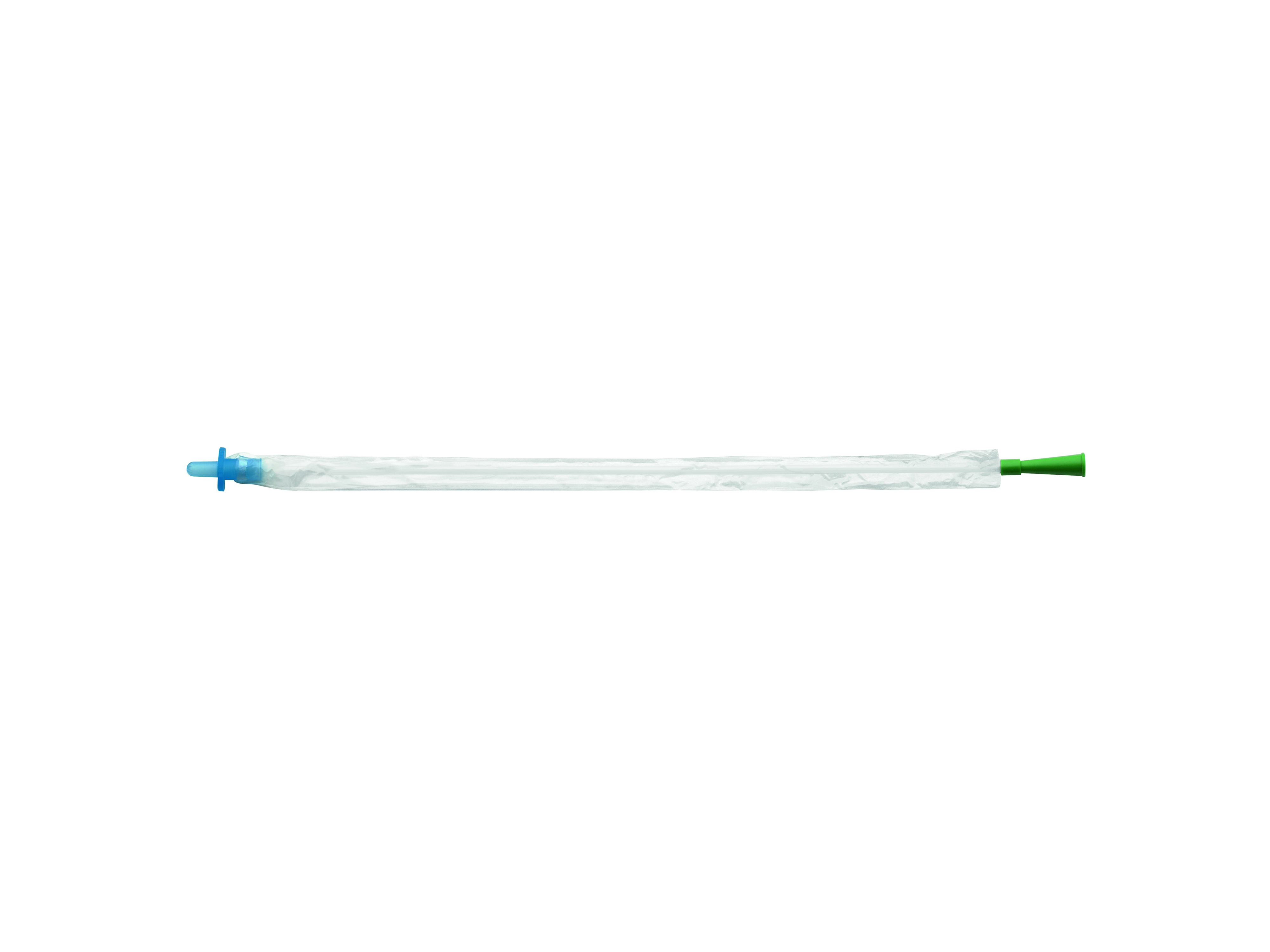 Vapro Plus F-Style berøringsfritt intermitterende kateter med integrert pose, Ch 14, 40 cm, 30 stk.