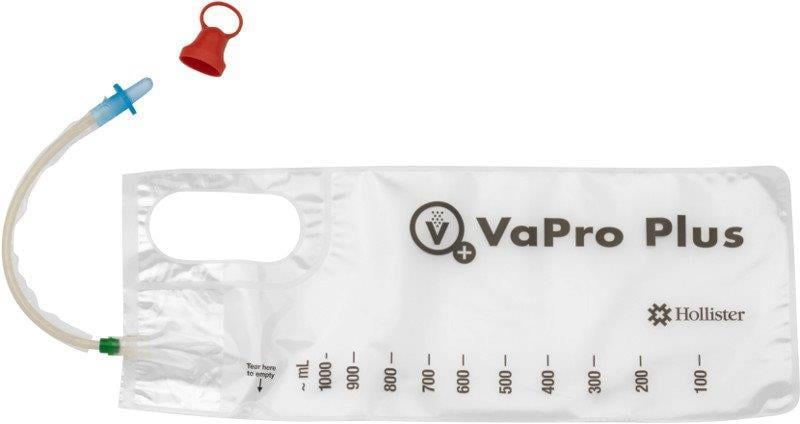 Vapro Vapro Plus kateter  med oppsamllingspose, til kvinner, 74142, Ch 14, nelatin, lengde 20 cm, 30 stk.