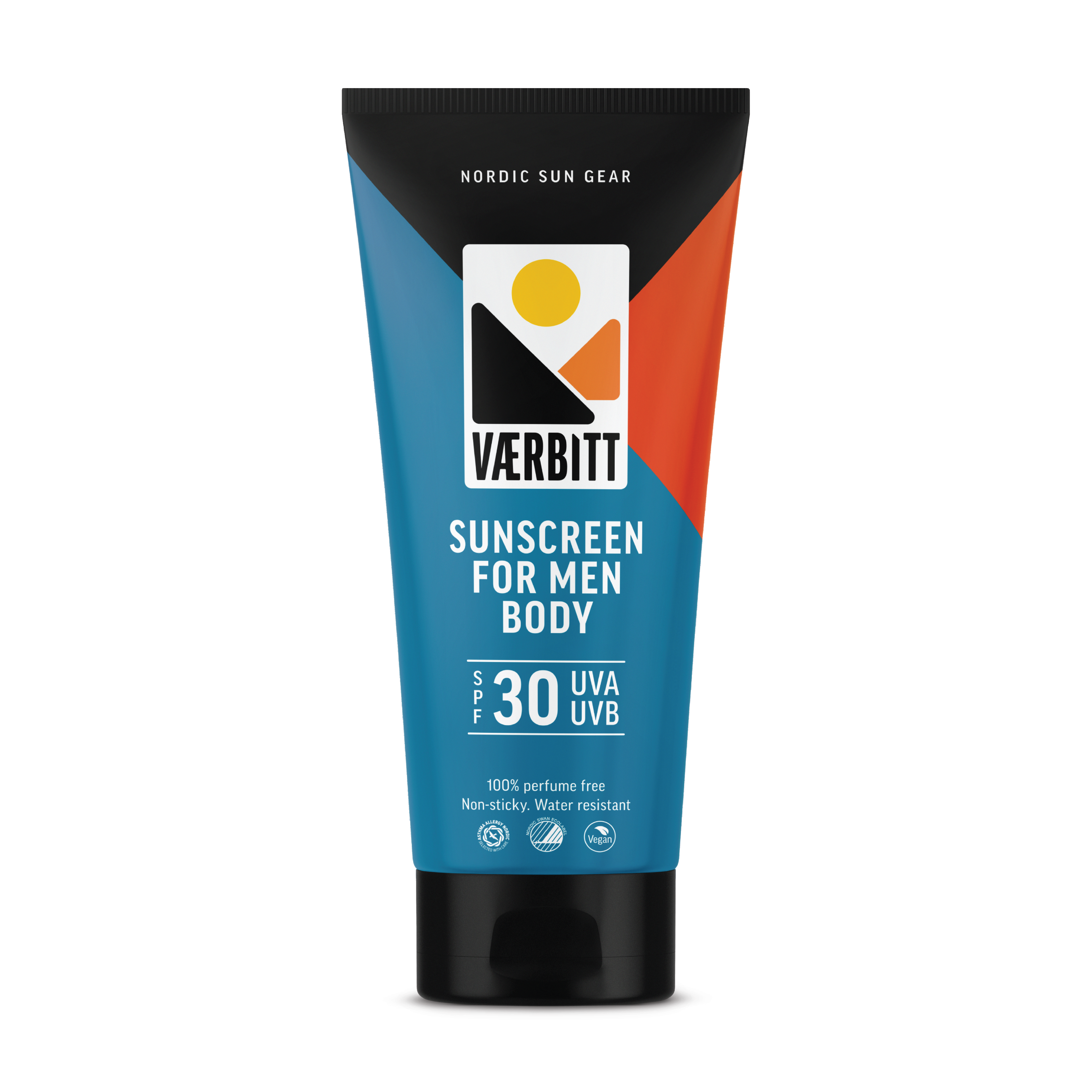 Værbitt Solkrem for menn kropp SPF30, 200 ml