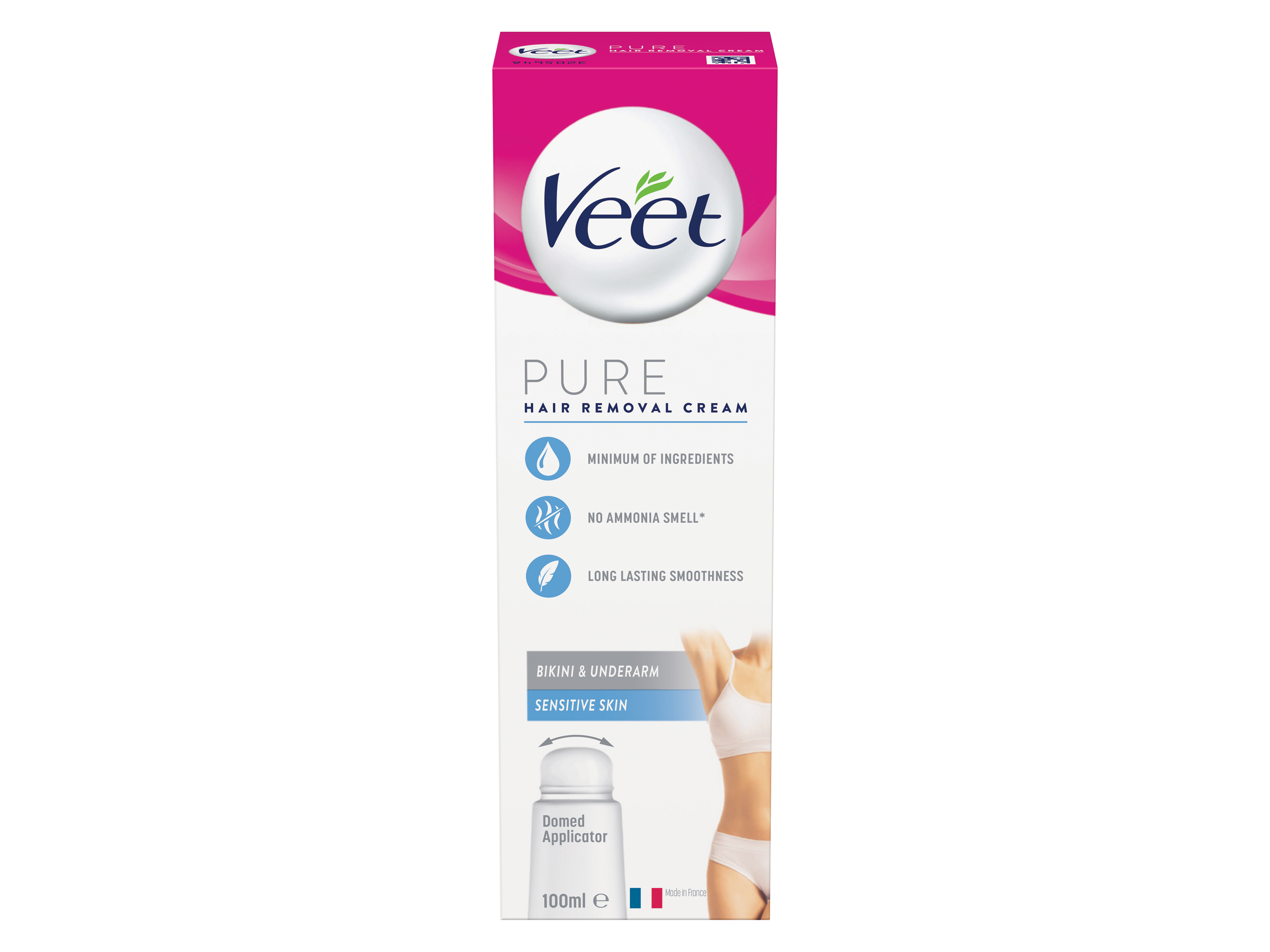 Veet Veet Pure bikini&underarm krem, 100