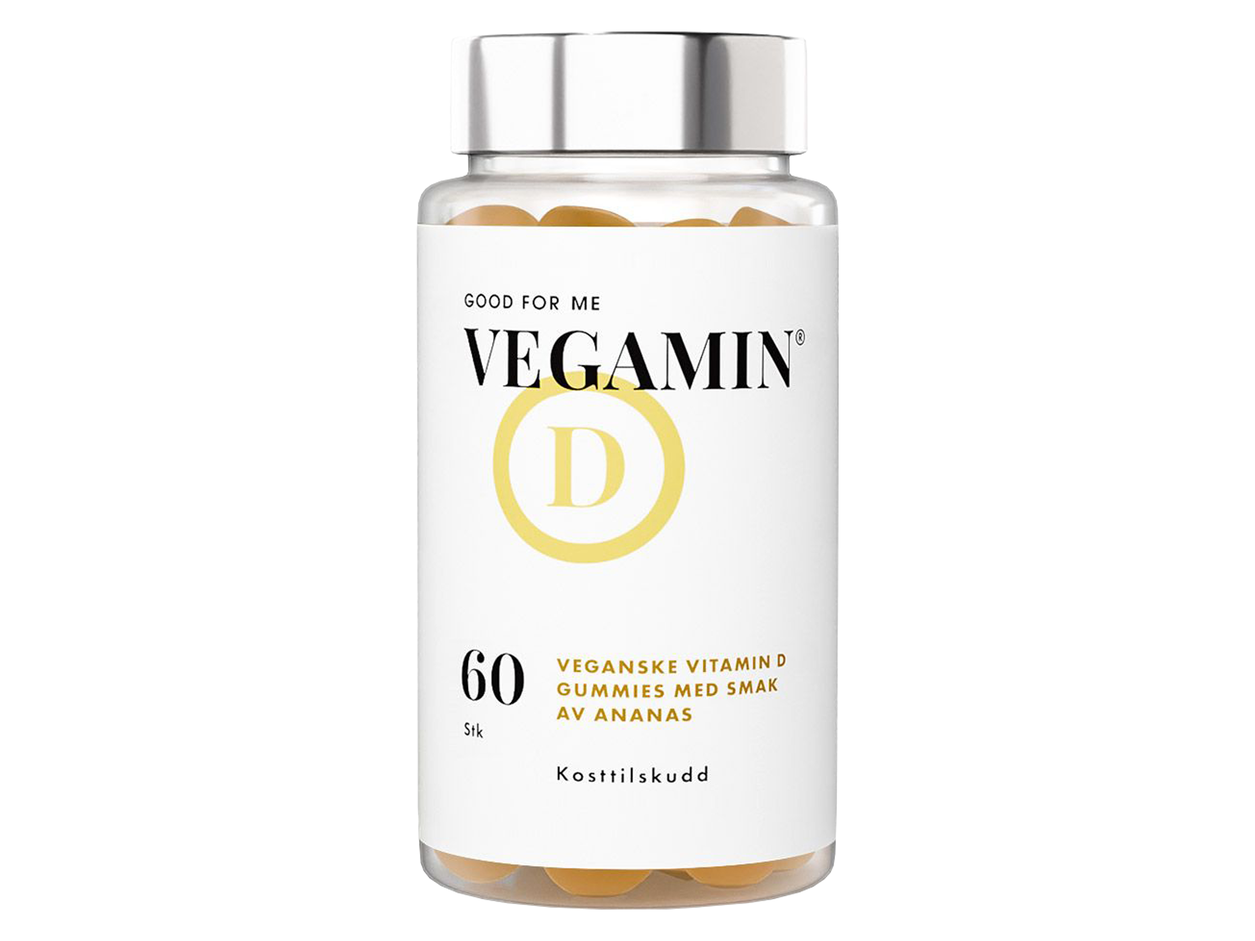 Vegamin D-vitamin 40 µg, 60 stk.