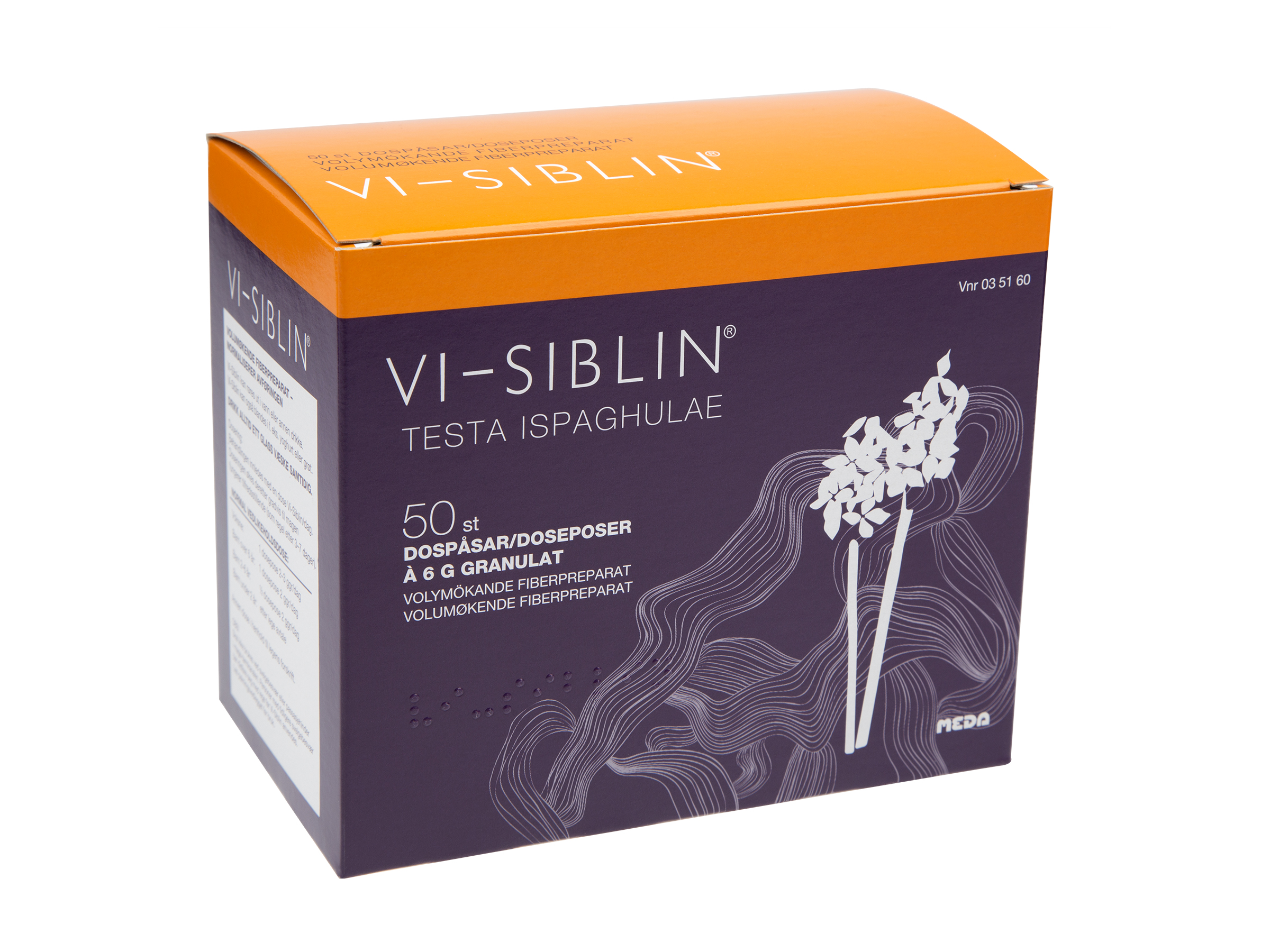Vi-Siblin Granulat 610mg/g i doseposer, 50 x 6 g.
