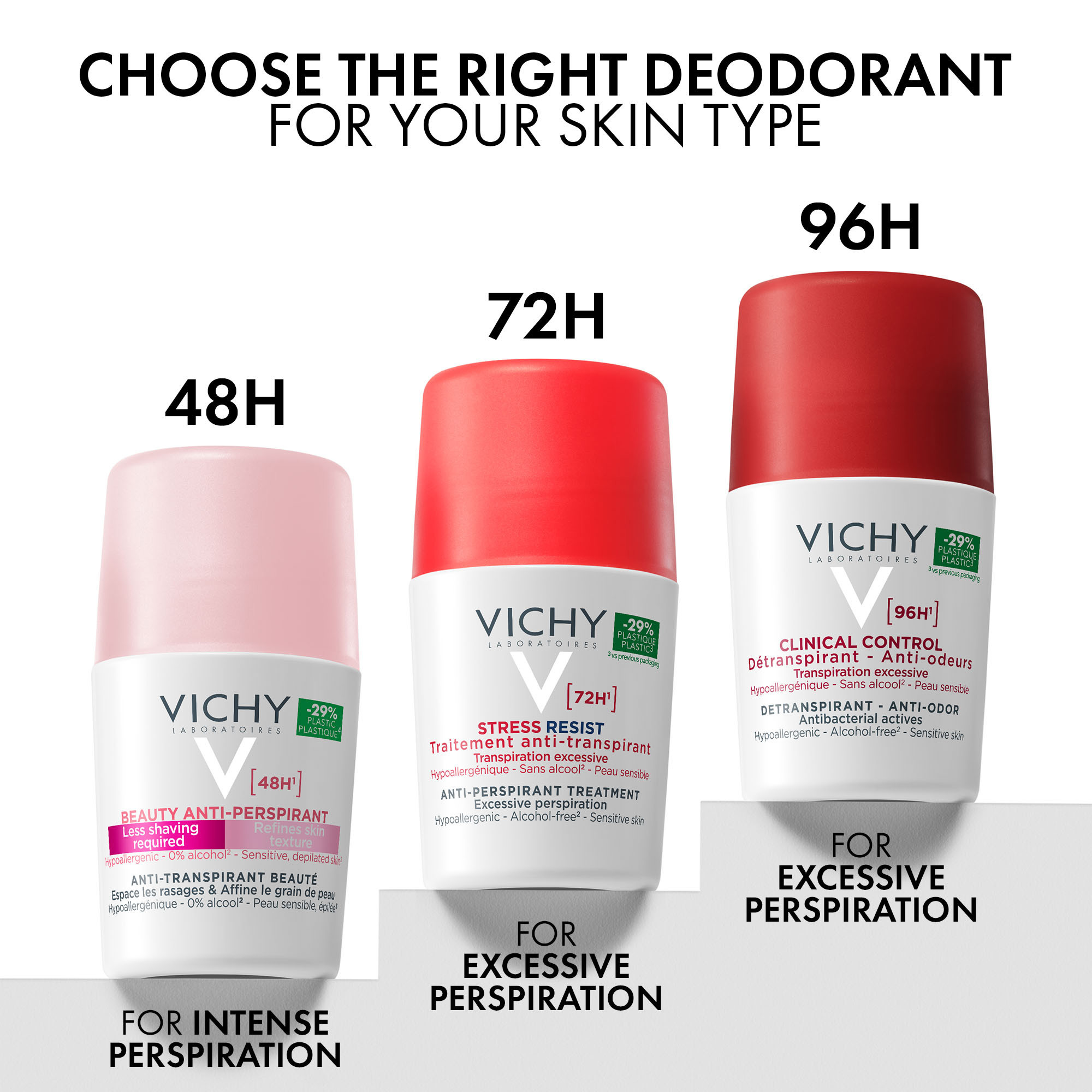 Vichy Anti-Perspirant Beauty Deo 48H, 50 ml