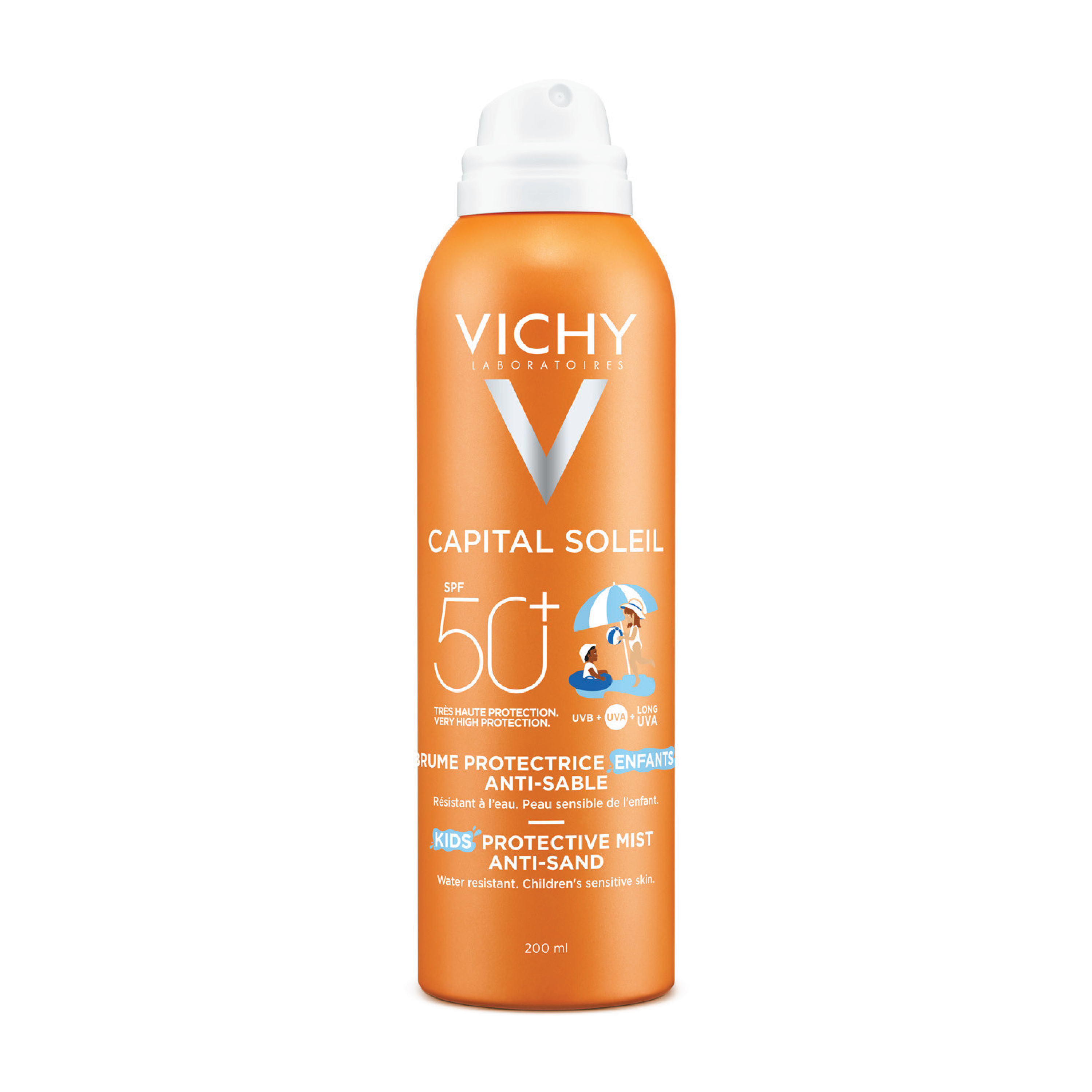 Vichy Capital Soleil Kids Protective Mist Anti-sand SPF50+, 200 ml