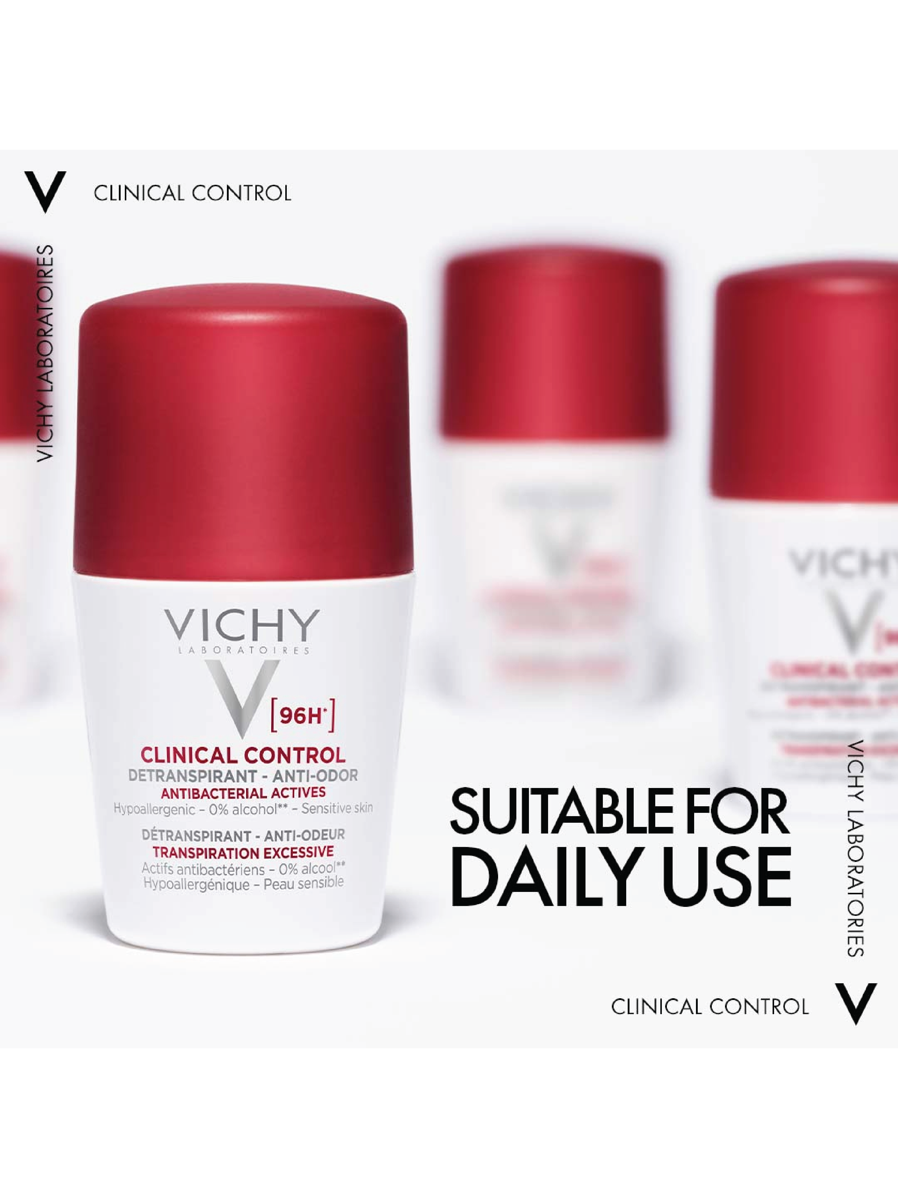 Vichy Clinical Control 96hr Roll-on Antiperspirant Deodorant, 50 ml ...