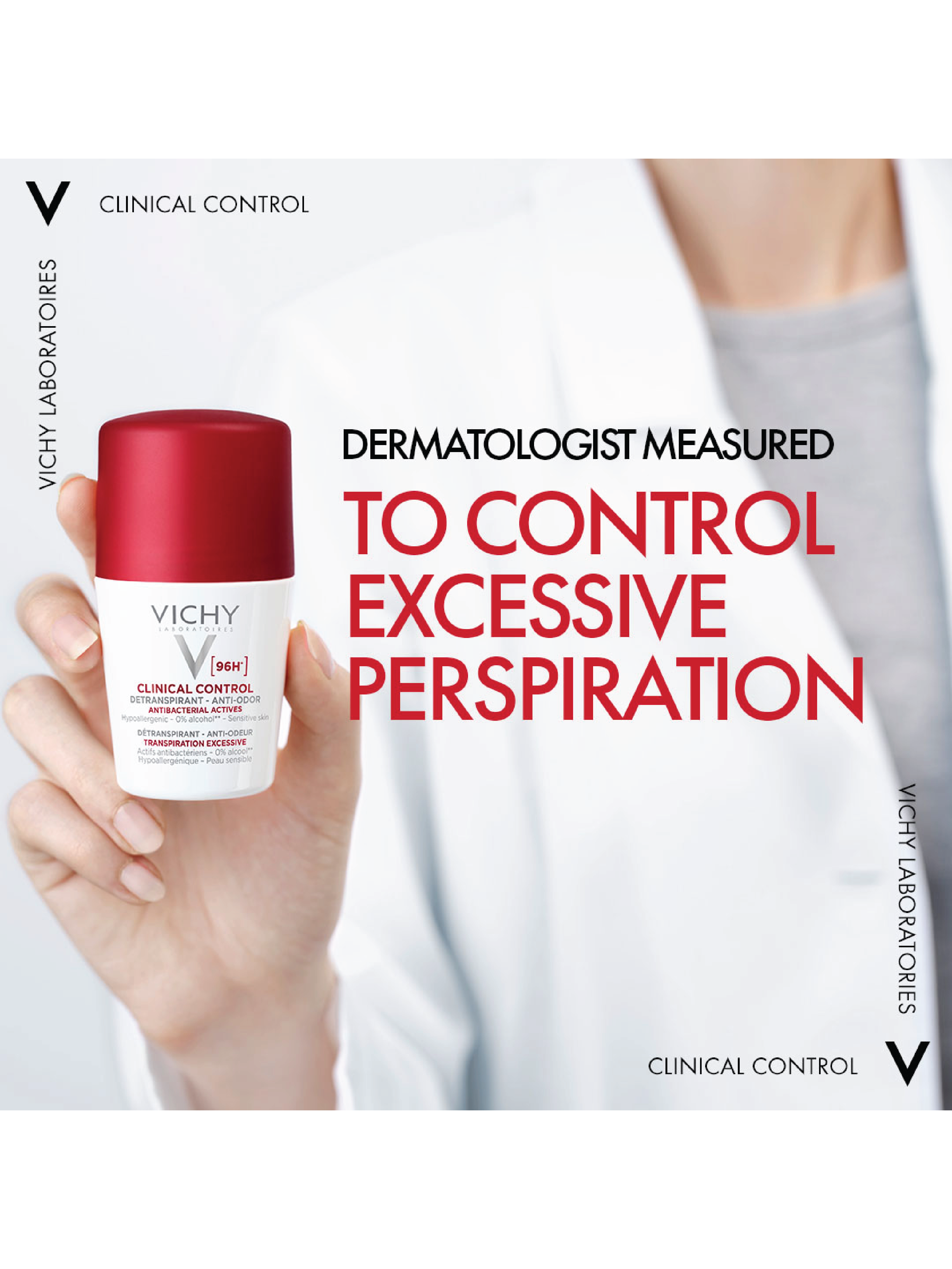 Vichy Clinical Control Anti-Perspirant 96H, 50 ml