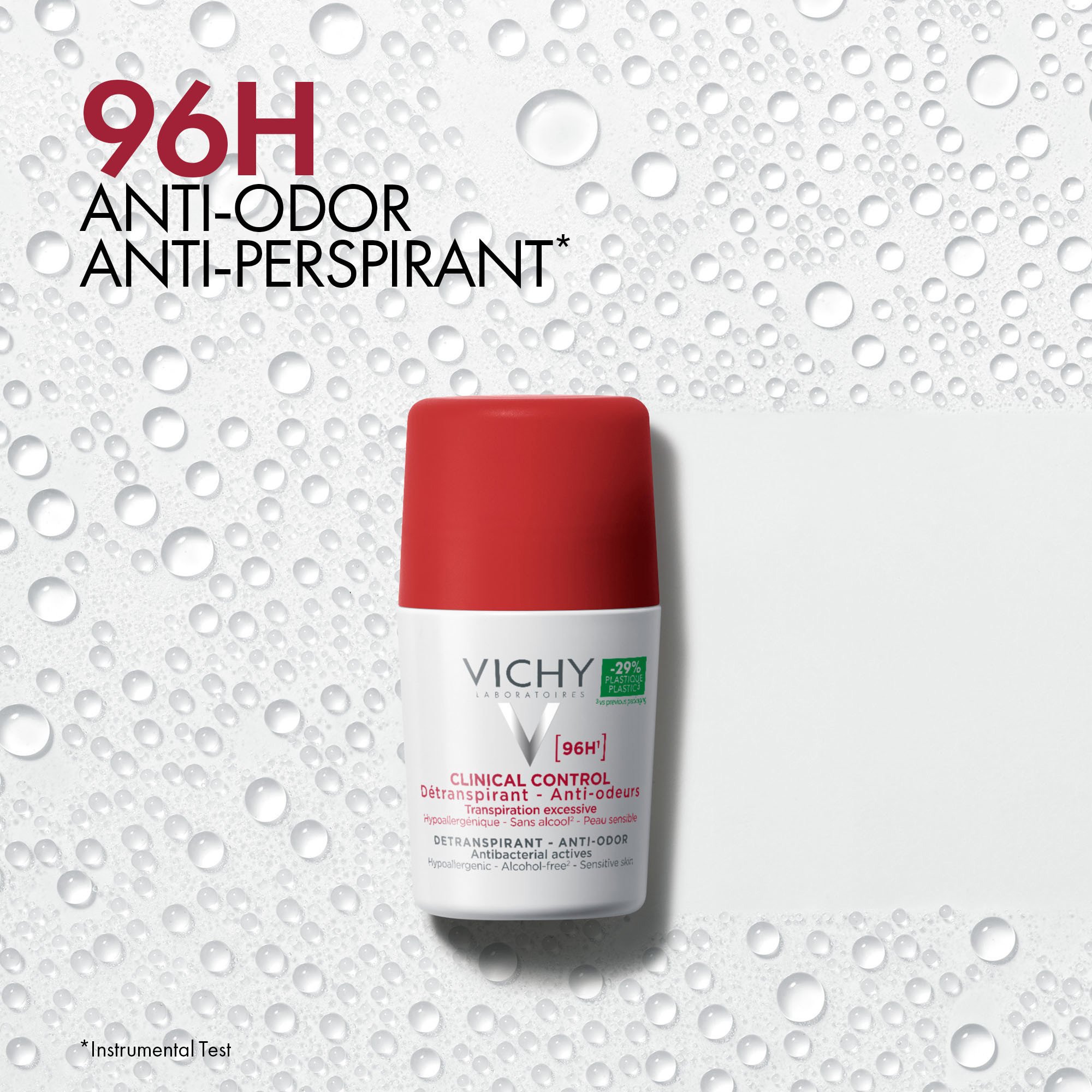 Vichy Clinical Control Anti-Perspirant 96H, 50 ml