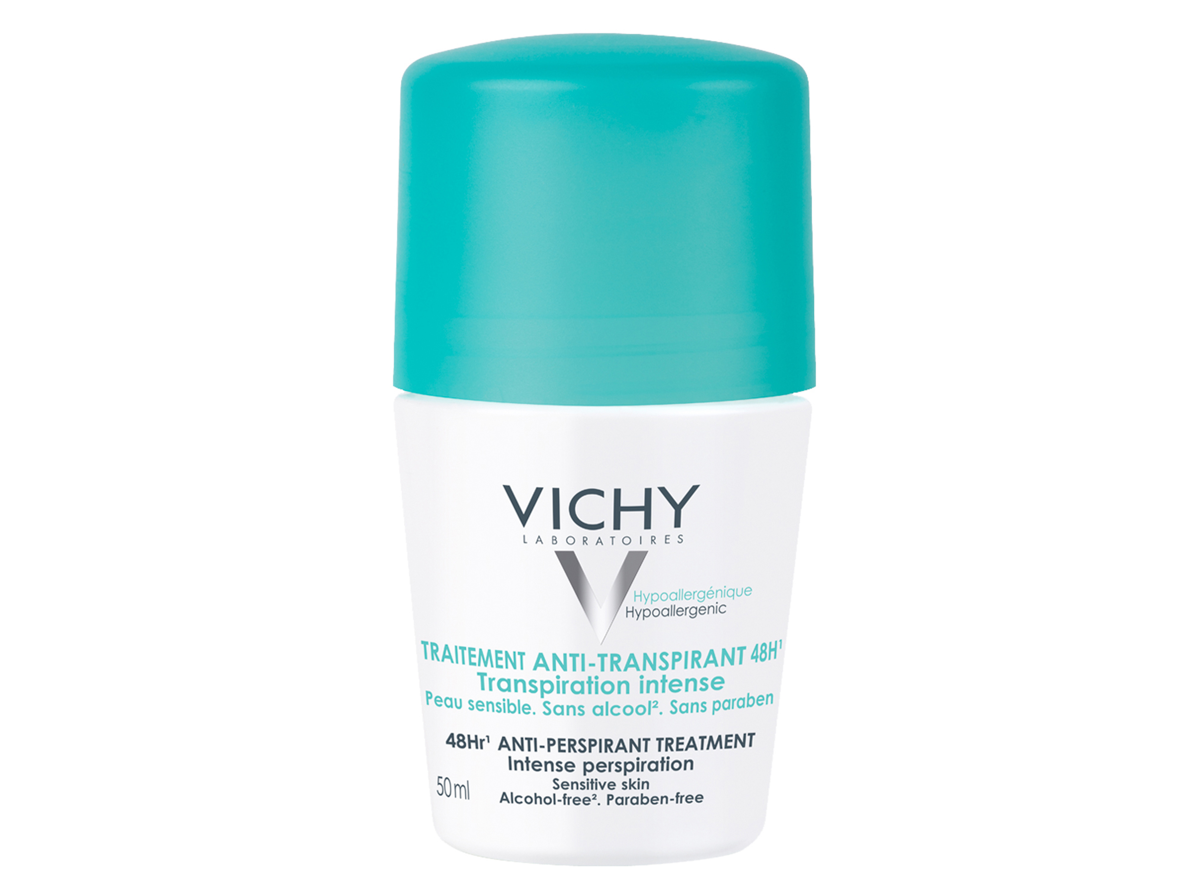 Vichy Antiperspirant, roll on, Med parfyme, 48 timer, 50 ml.