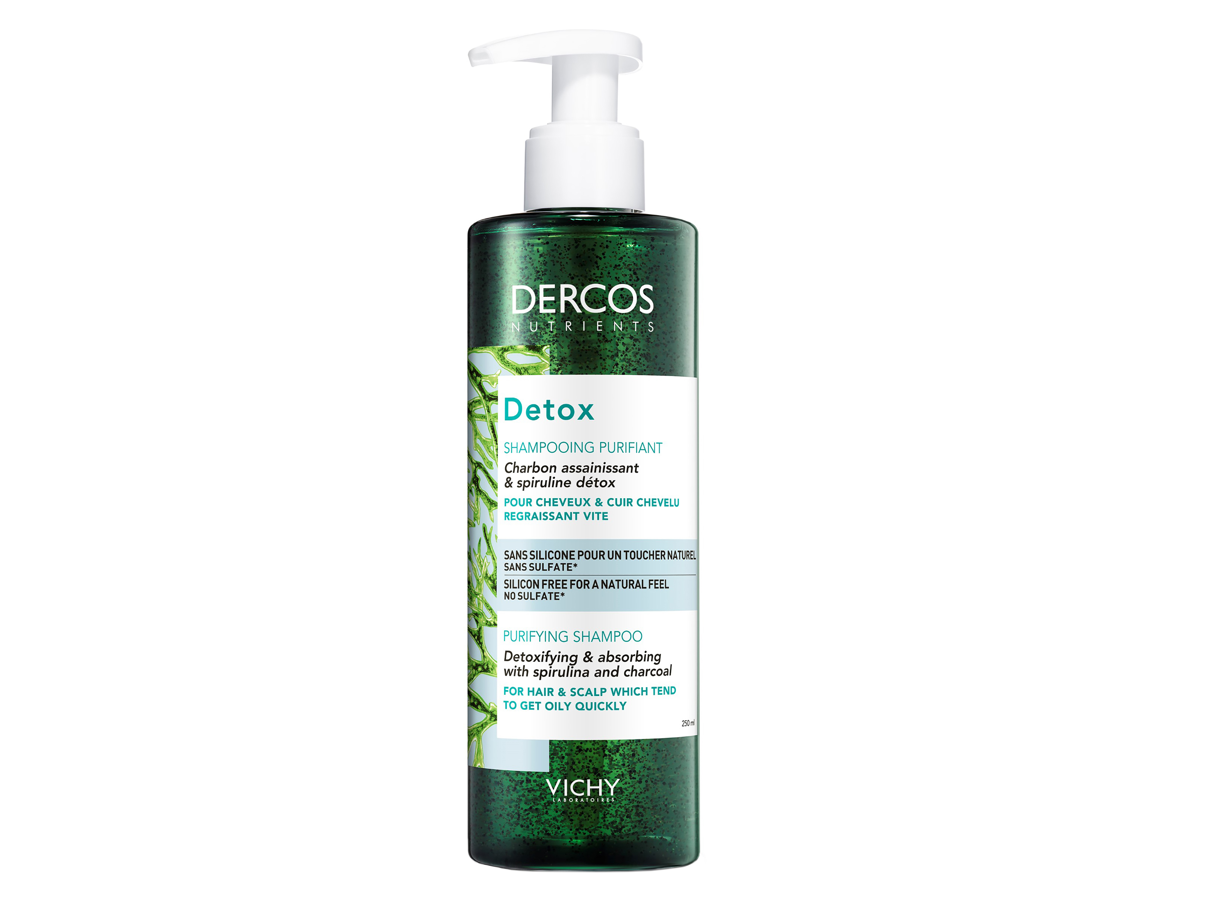 Vichy Dercos Nutrients Detox Shampoo, 250 ml