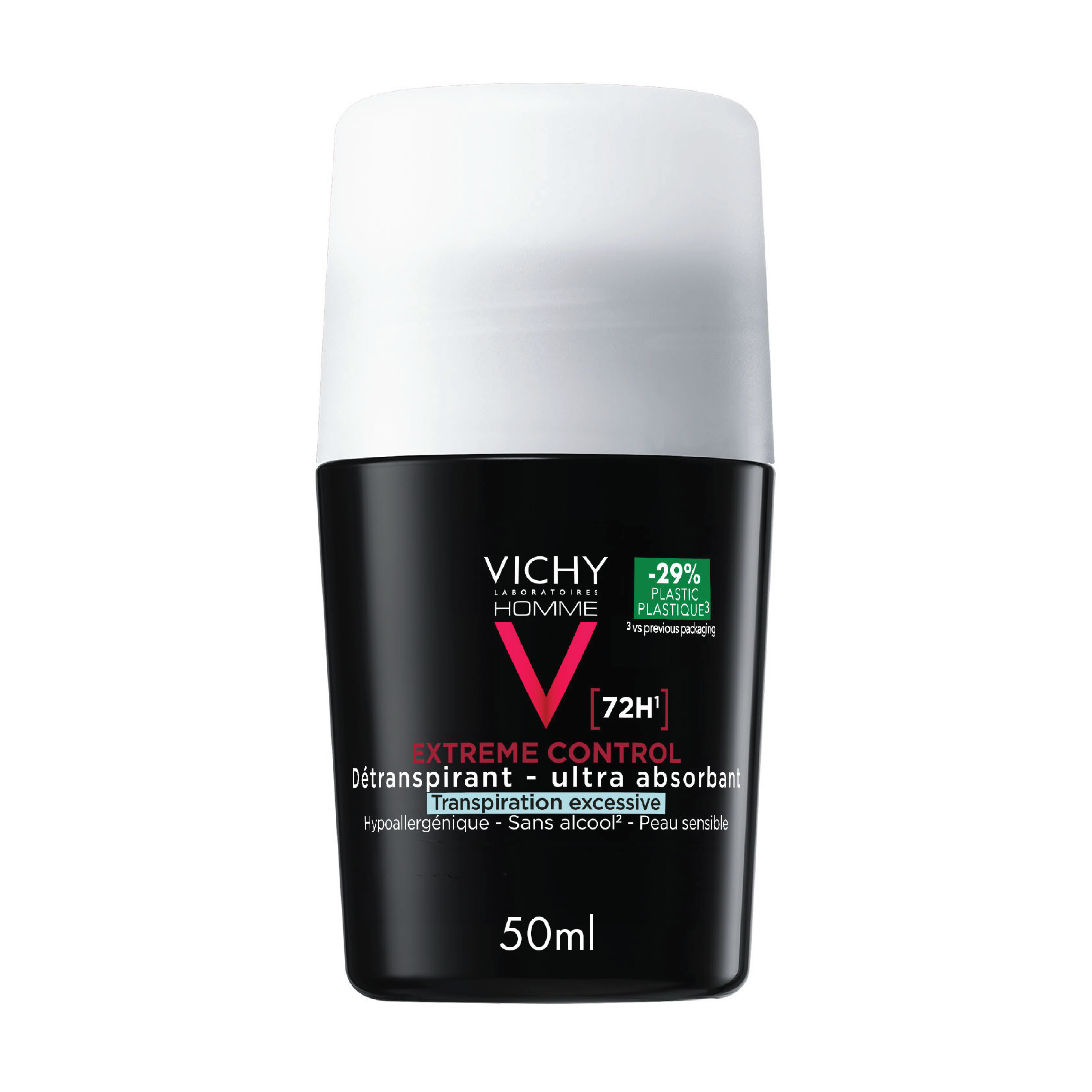 Vichy Homme Anti-Perspirant Extreme Control 72H, 50 ml