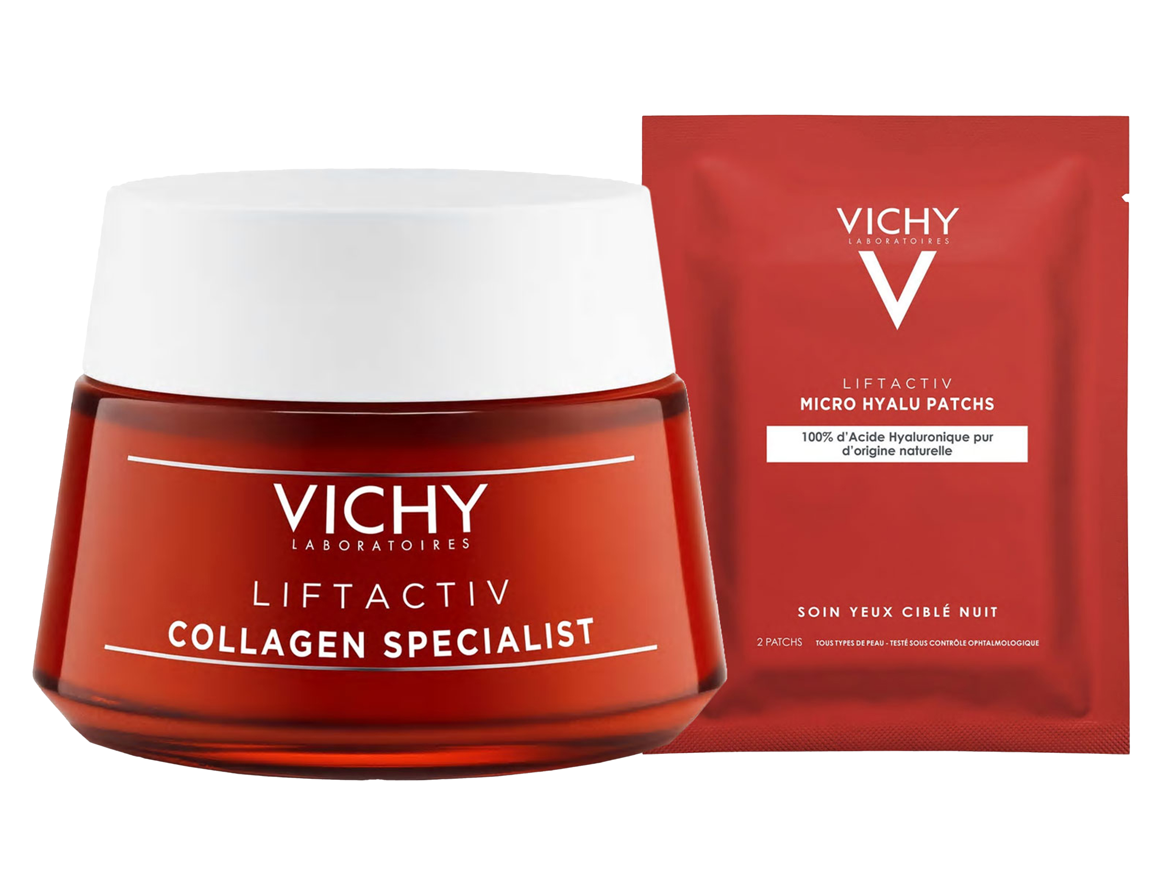 Vichy Liftactiv Specialist +Hyalu Patch, 1 sett