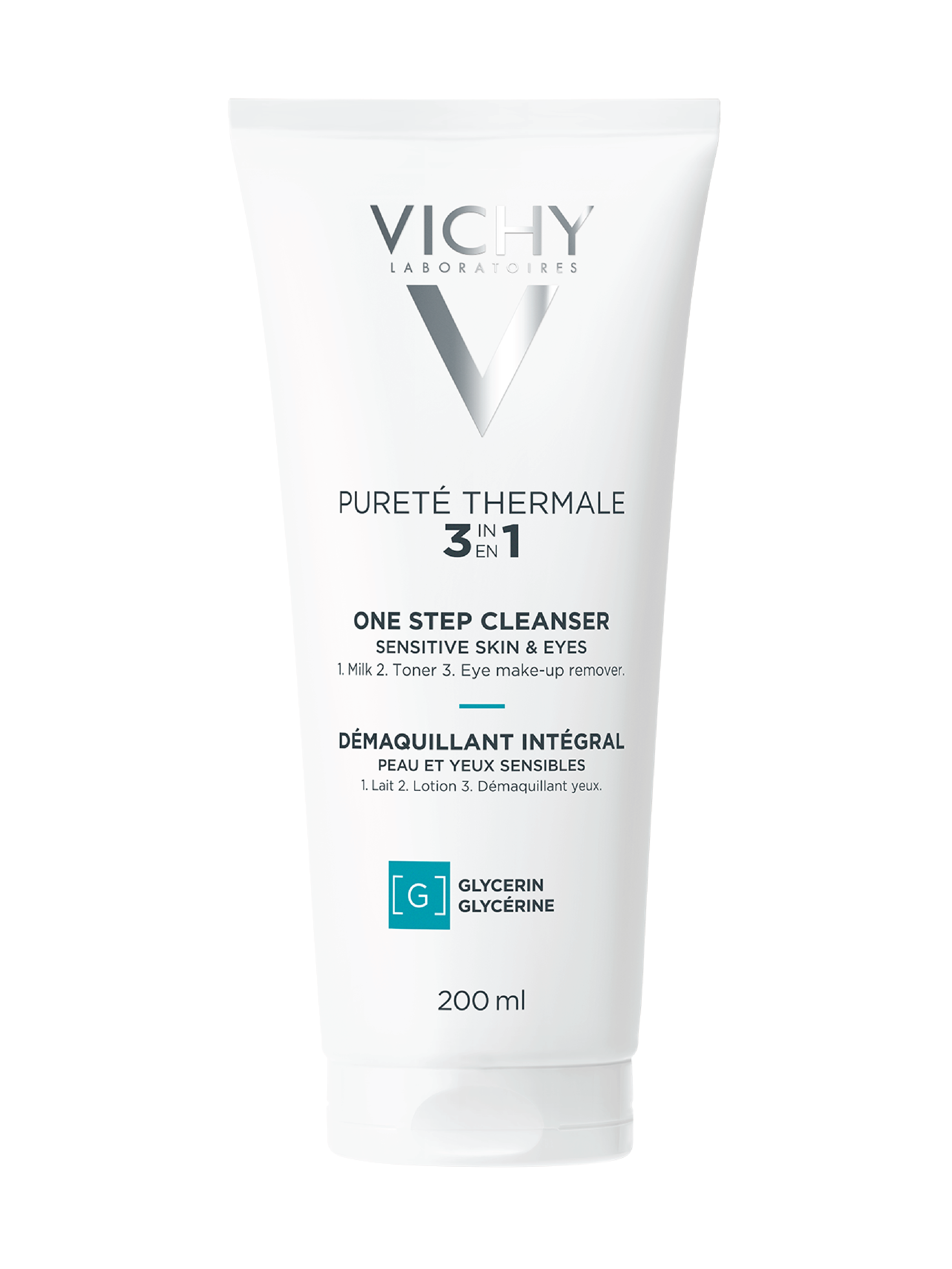 Vichy Purete Thermale 3-in-1 One Step Cleanser Sensitive Skin, 200 ml
