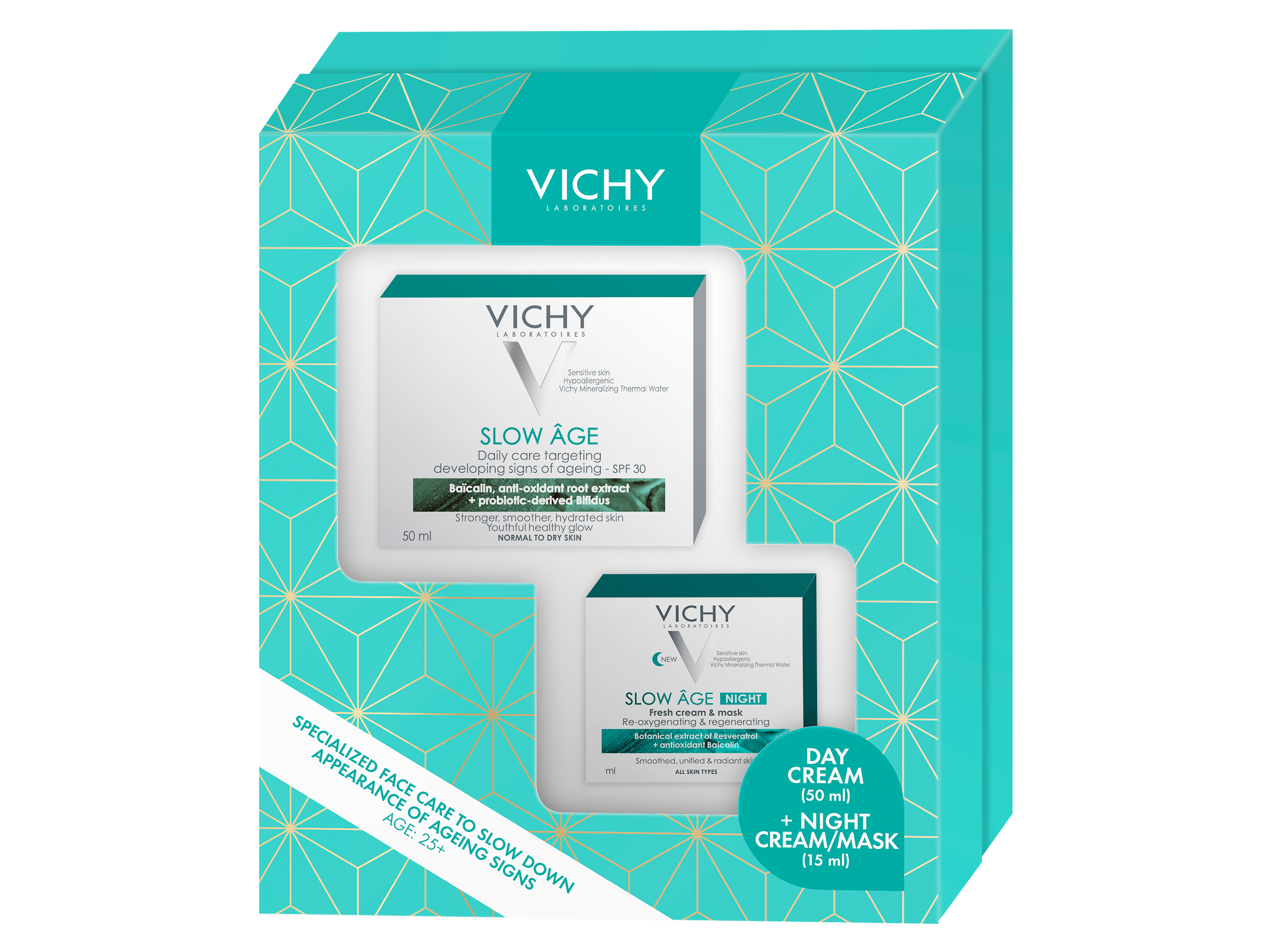 Vichy Slow Age gavepakning, 1 sett