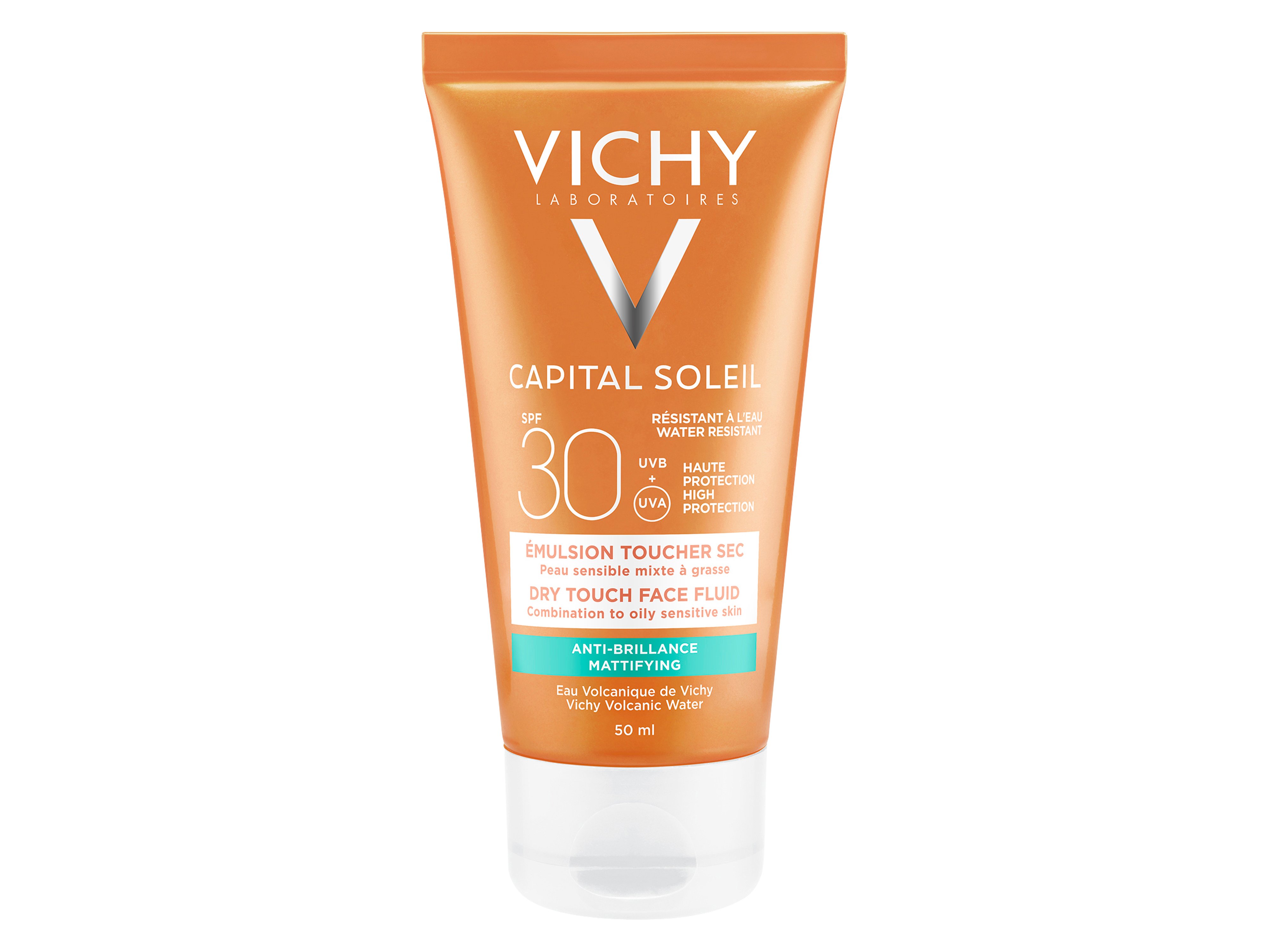 Vichy capital ideal soleil spf 50. Vichy Capital Soleil матирующая эмульсия для лица spf50, 50 мл. Vichy SPF 50. СПФ от виши 50. Виши солнцезащитный SPF 50+.