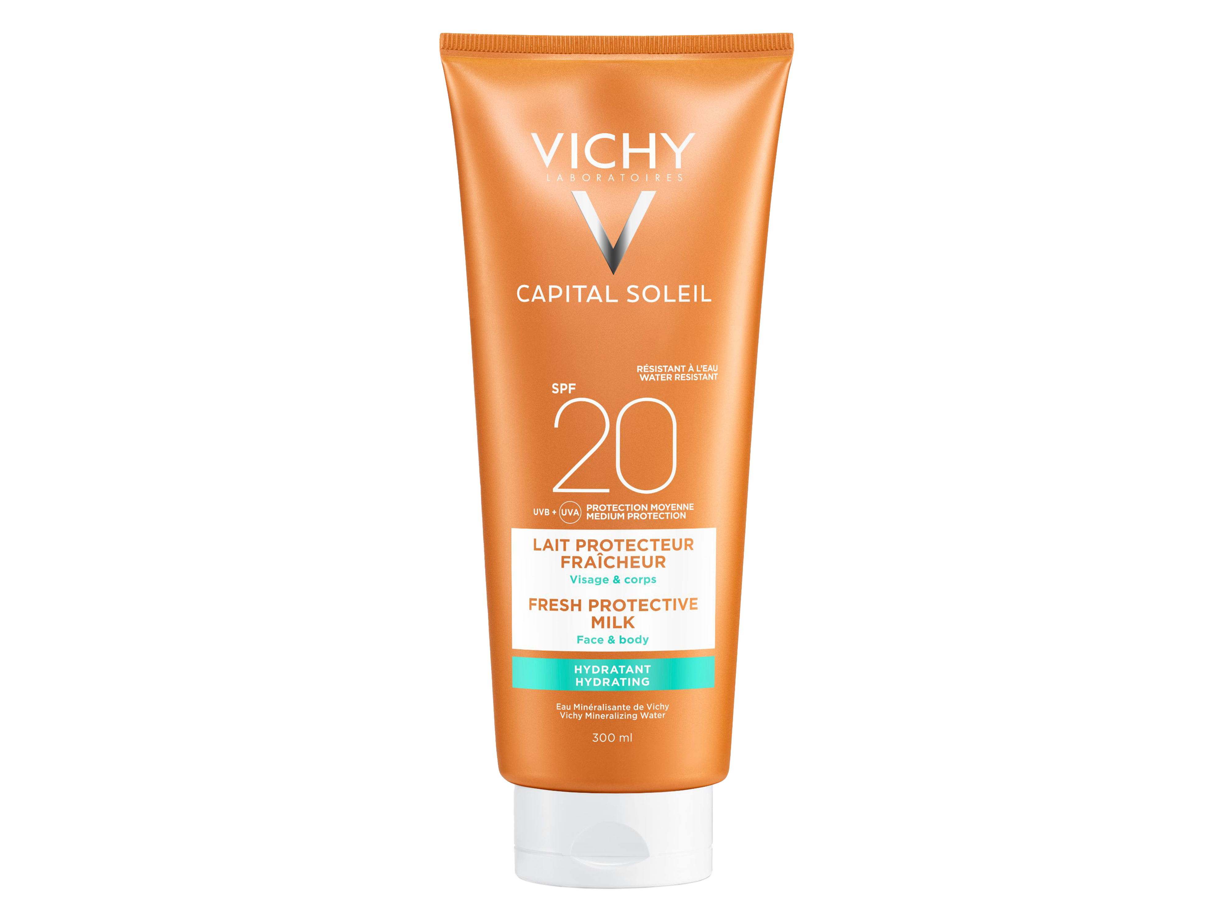 Vichy Capital Soleil Fresh Protective Milk SPF20, 300 ml