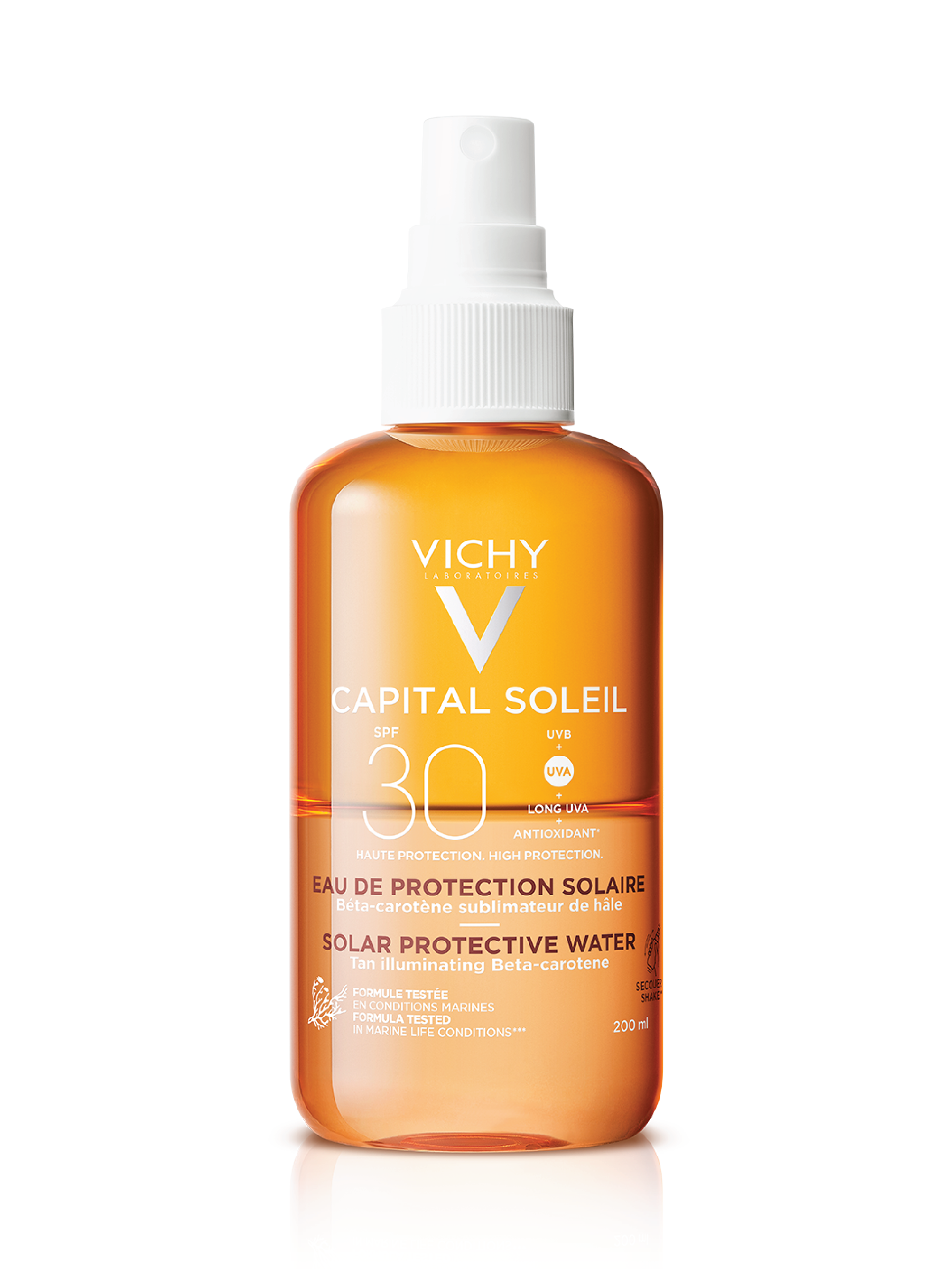 Vichy Capital Soleil Tan Protective Water SPF30, 200 ml