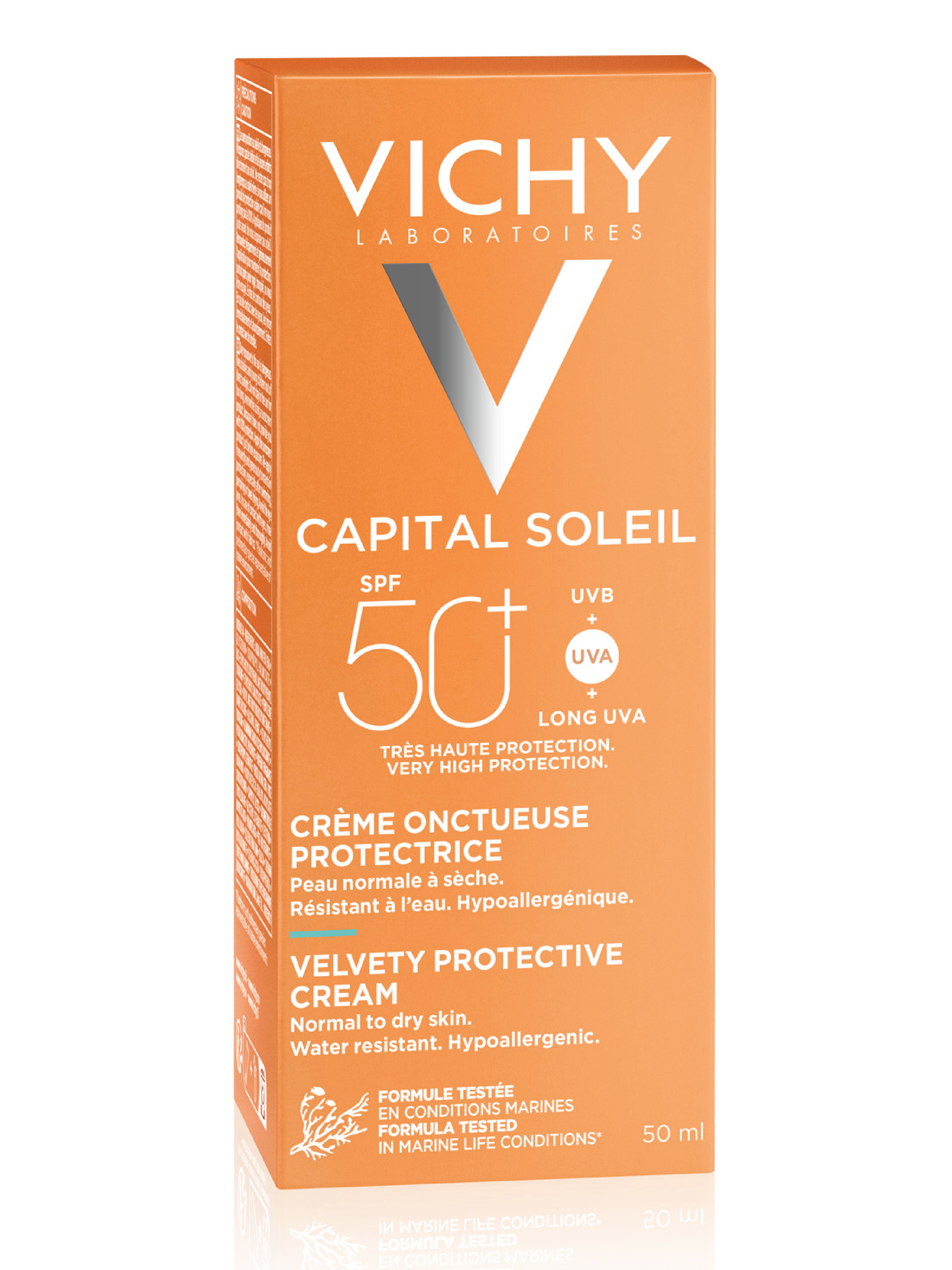 Vichy Capital Soleil Velvety Face Cream SPF50+, 50 ml