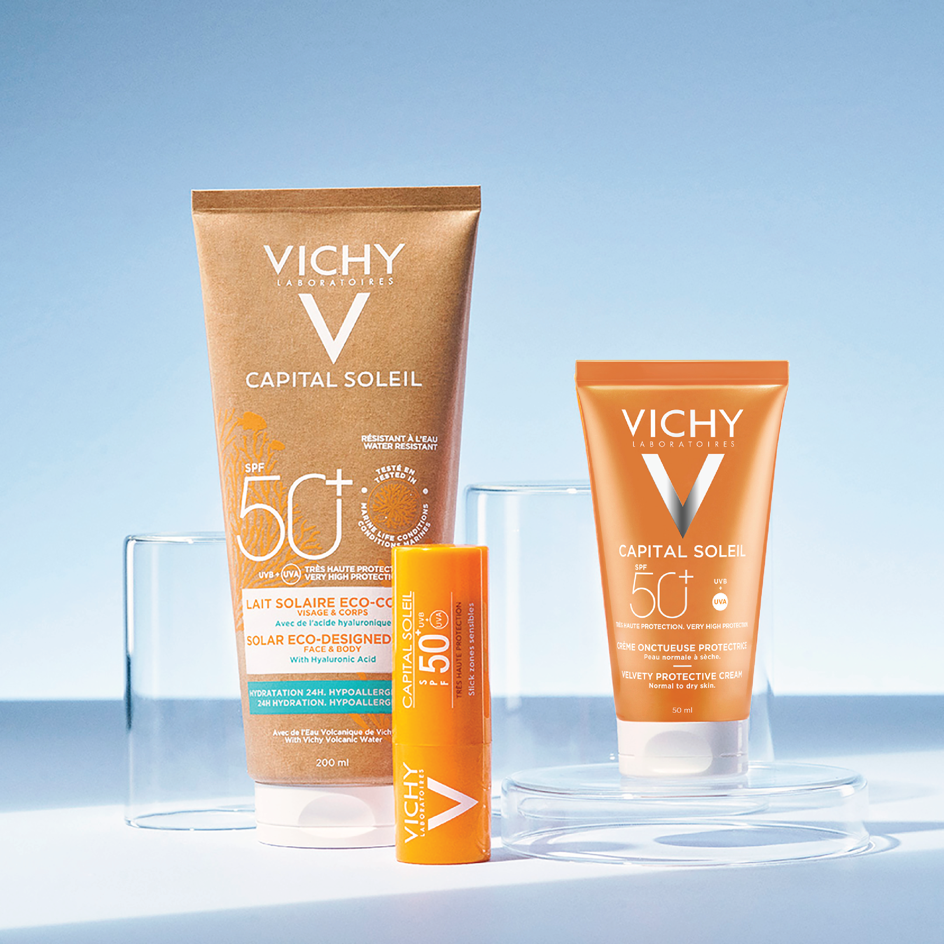 Vichy Capital Soleil Velvety Face Cream SPF50+, 50 ml
