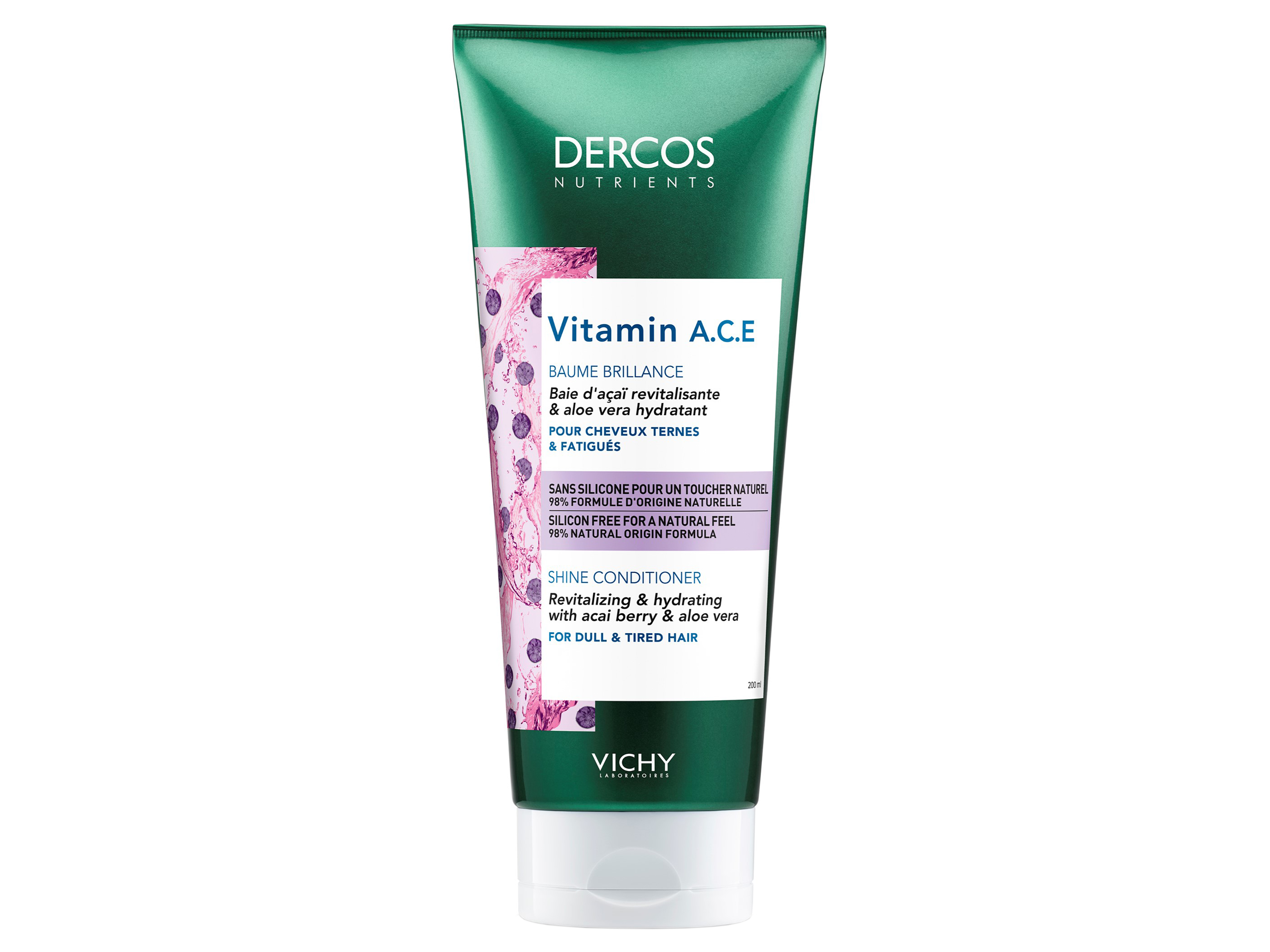 Vichy Dercos Nutrients Vitamin A.C.E Shine Conditioner, 200 ml