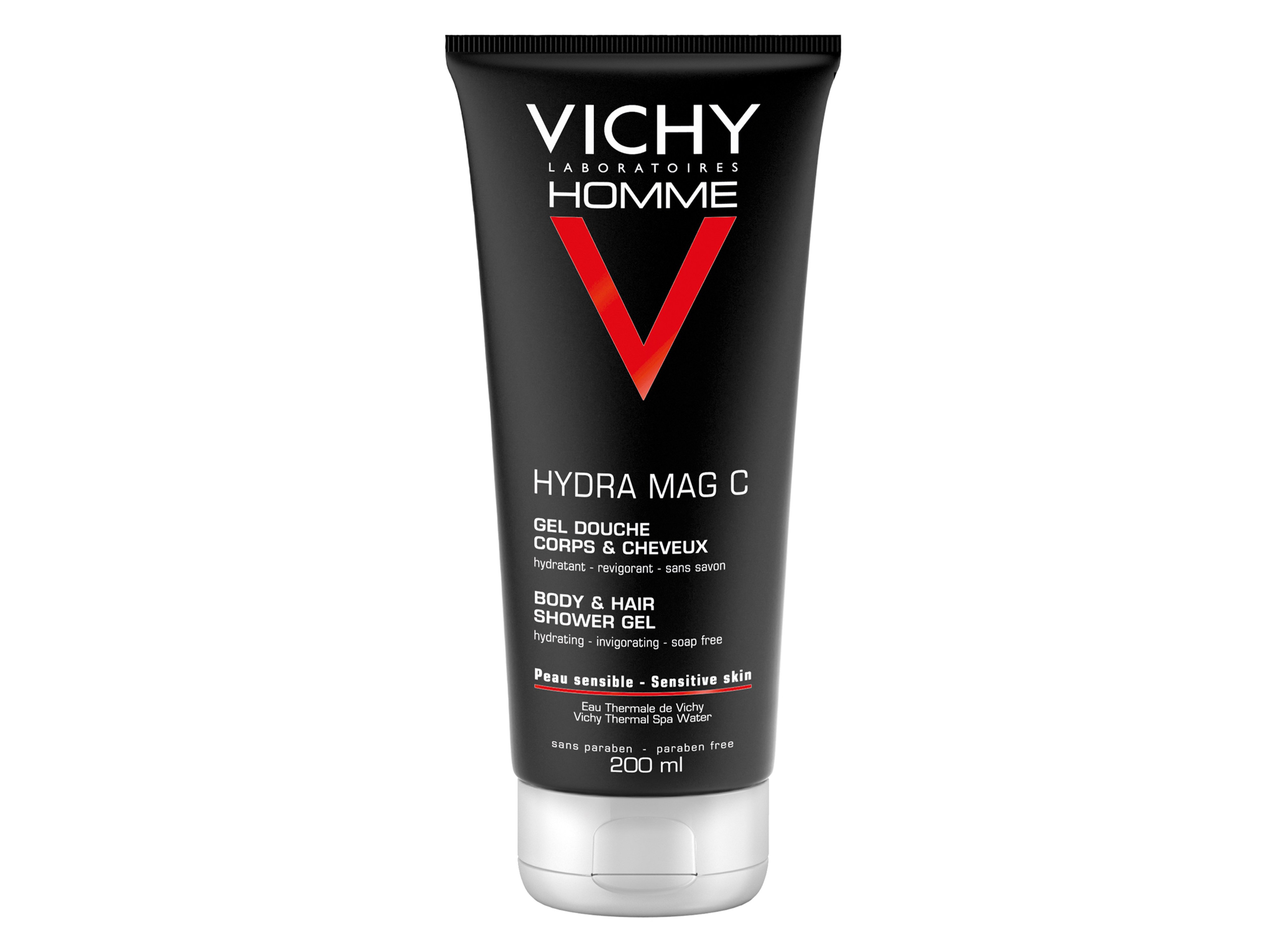 Vichy Homme Hydra Mag C Body & Hair Shower Gel, 200 ml