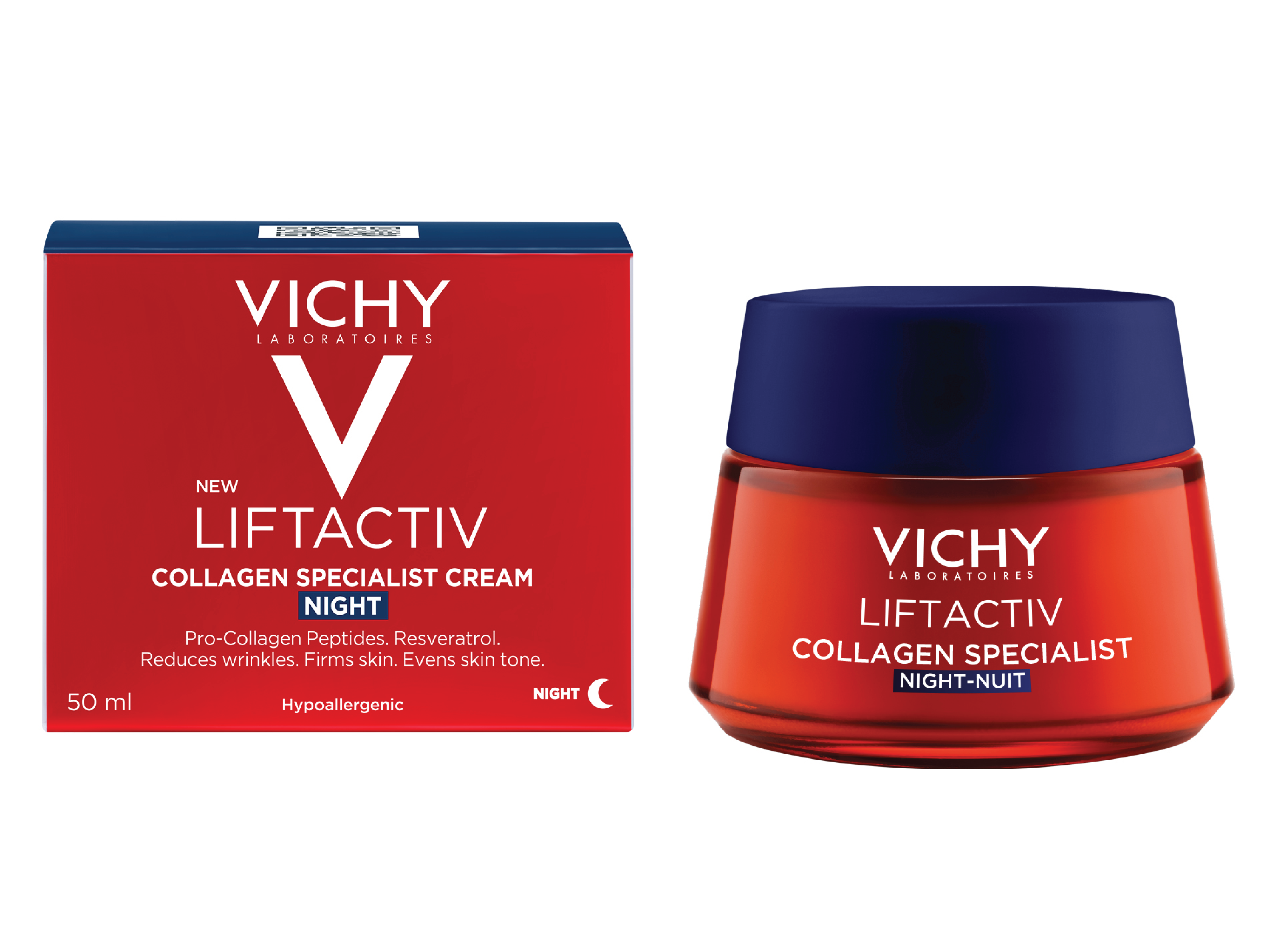Vichy Liftactiv Collagen Specialist Night Cream, 50 ml