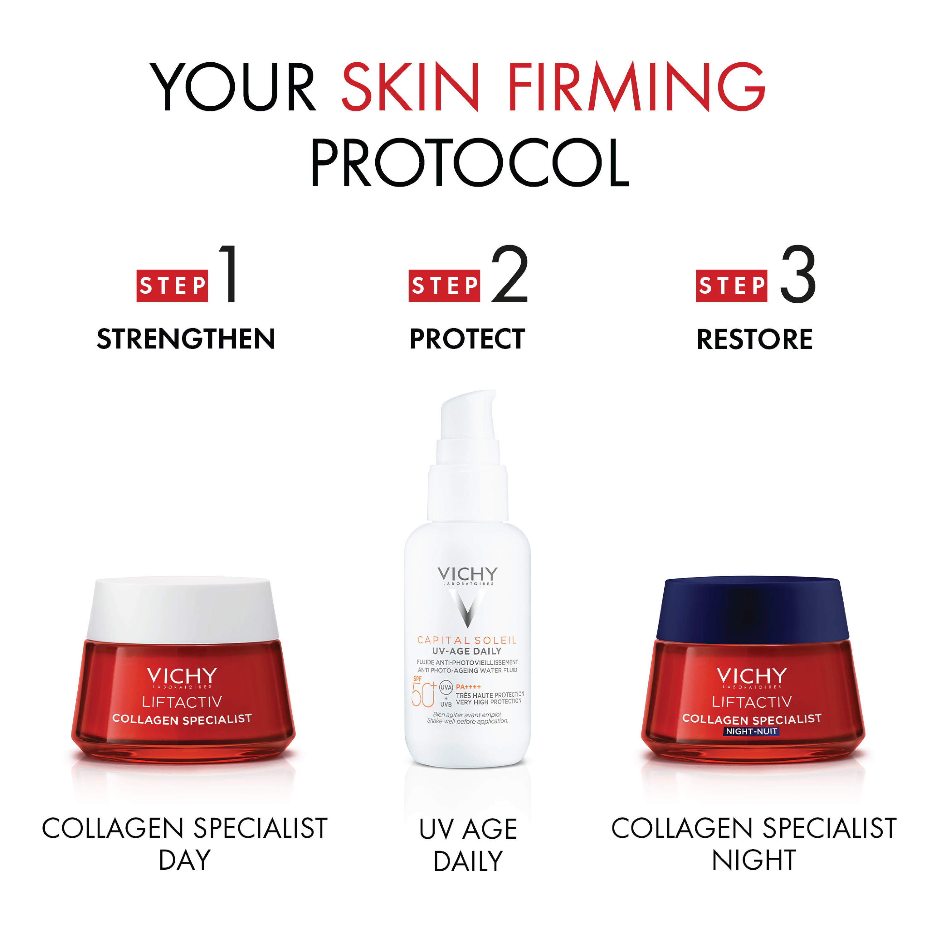 Vichy Liftactiv Collagen Specialist Night Cream, 50 ml