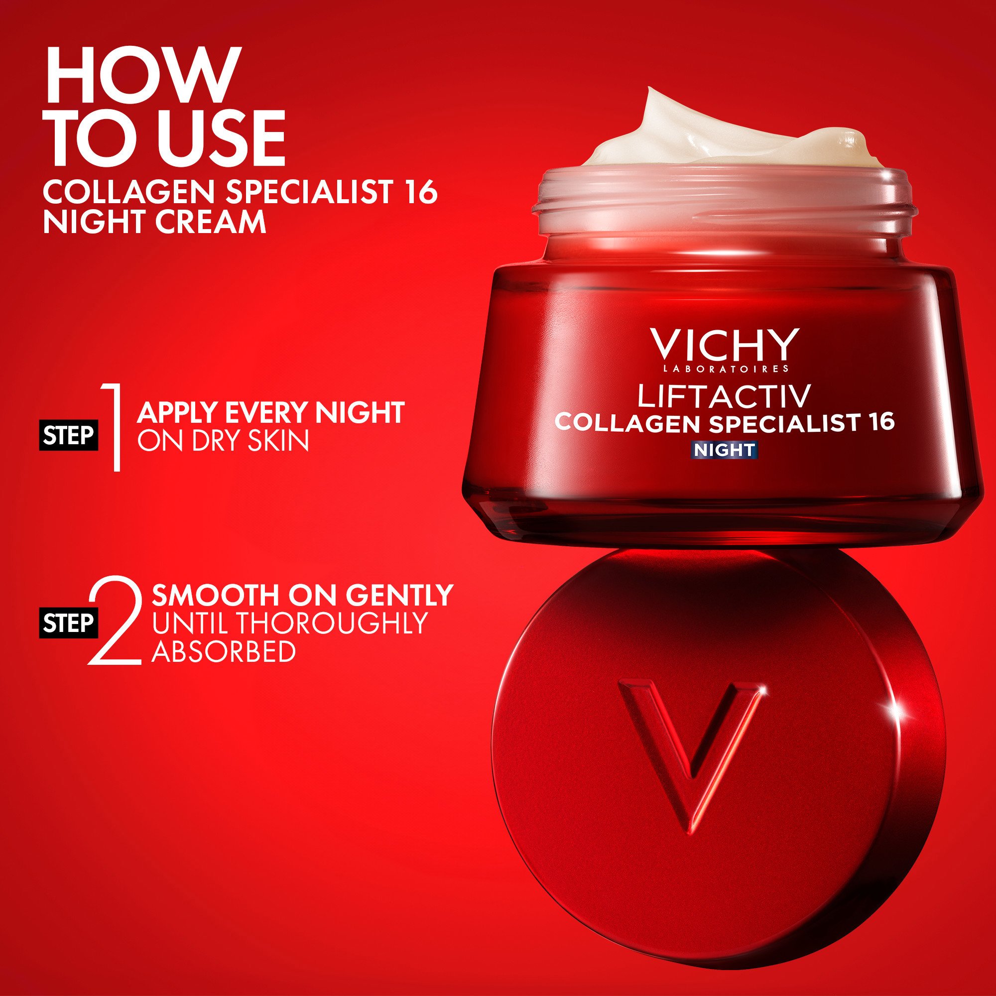 Vichy Liftactiv Collagen Specialist Night Cream, 50 ml
