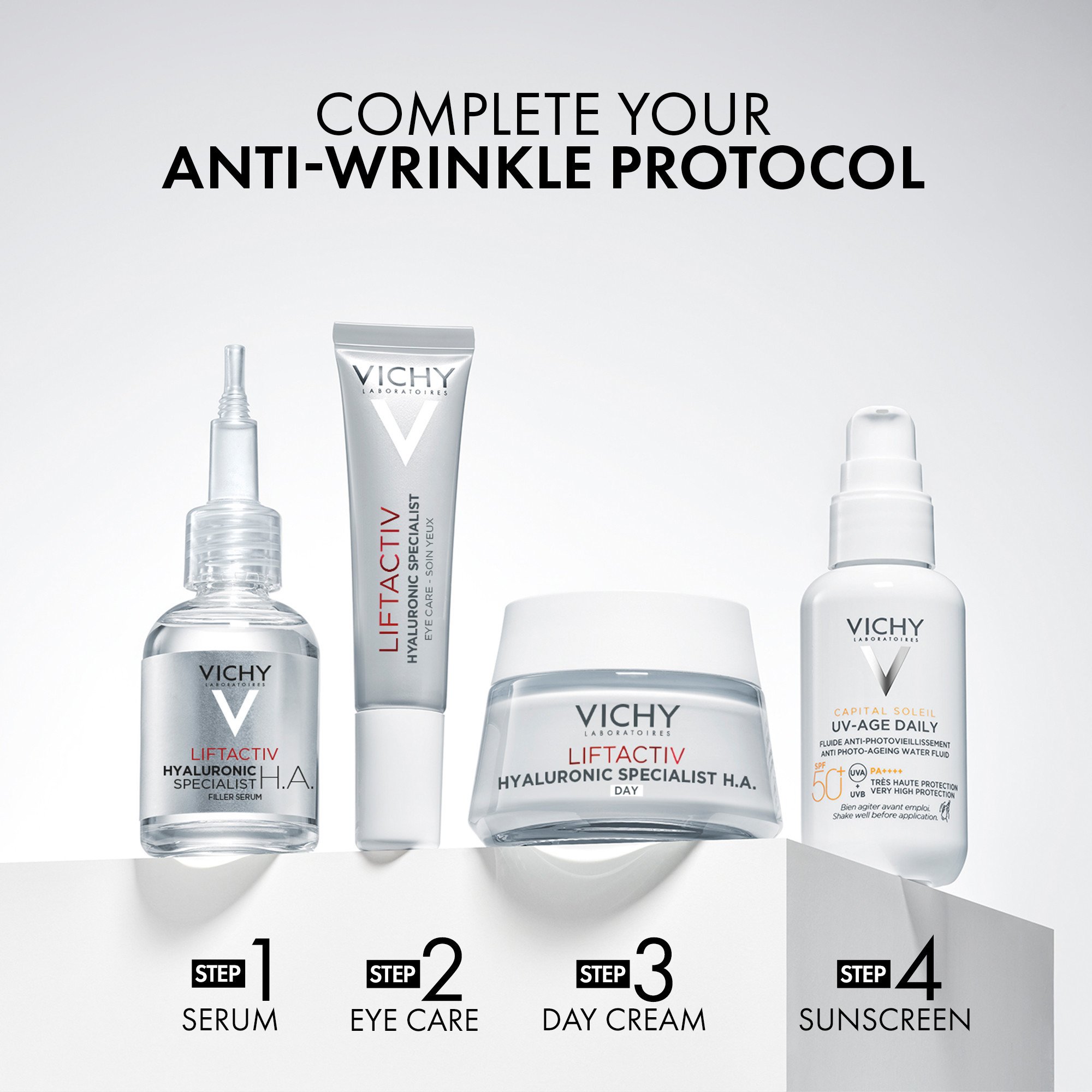 Vichy Liftactiv Hyaluronic Specialist H.A. Day Cream, Normal and Combination Skin, 50 ml