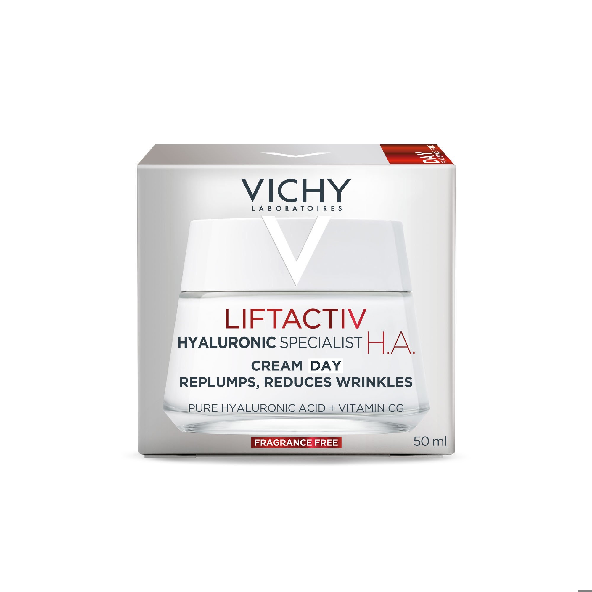Vichy Liftactiv Hyaluronic Specialist H.A. Day Cream Fragrance Free, 50 ml