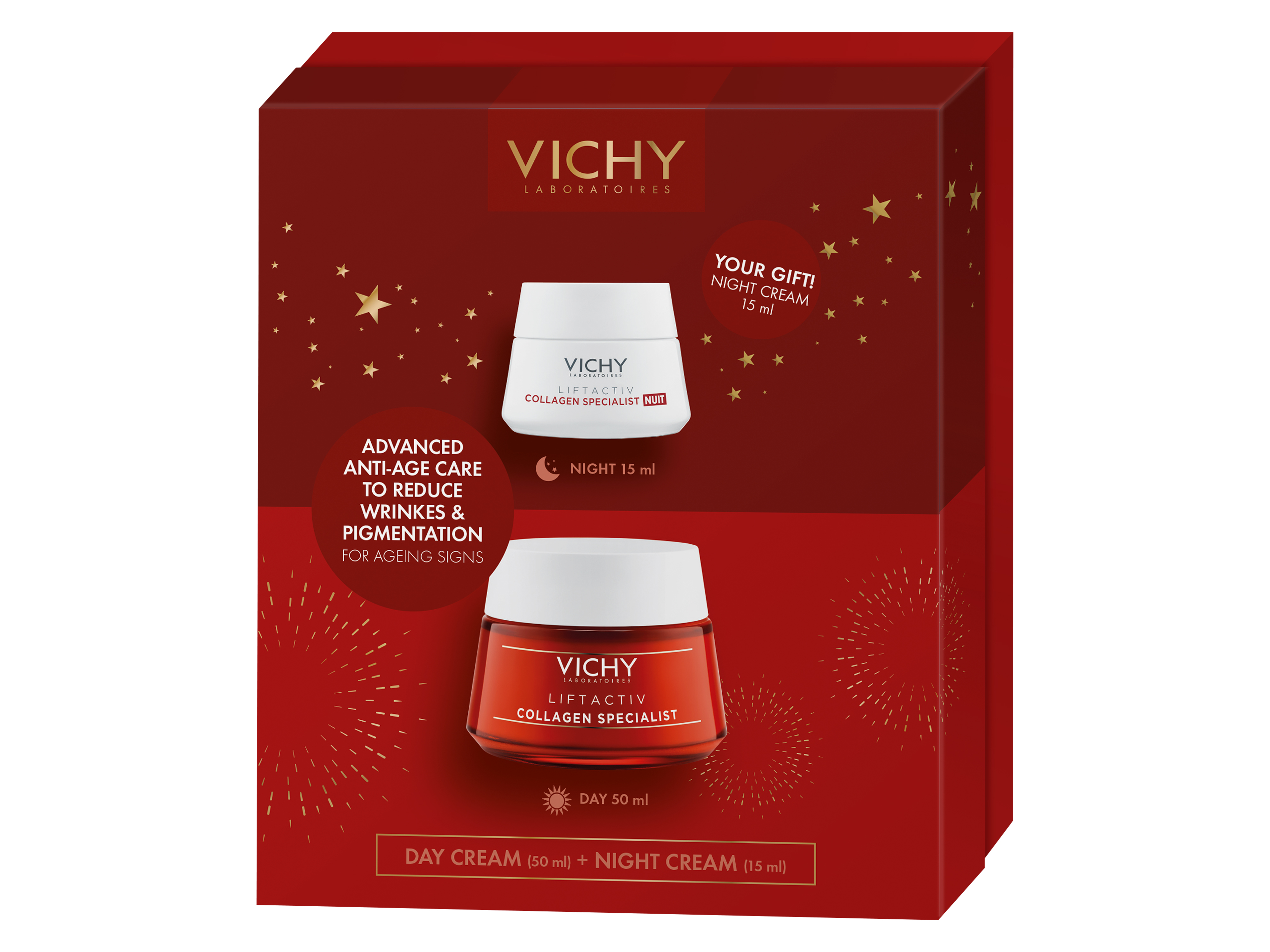 Vichy Vichy Liftactiv Collagen Specialist Gave, 1 sett