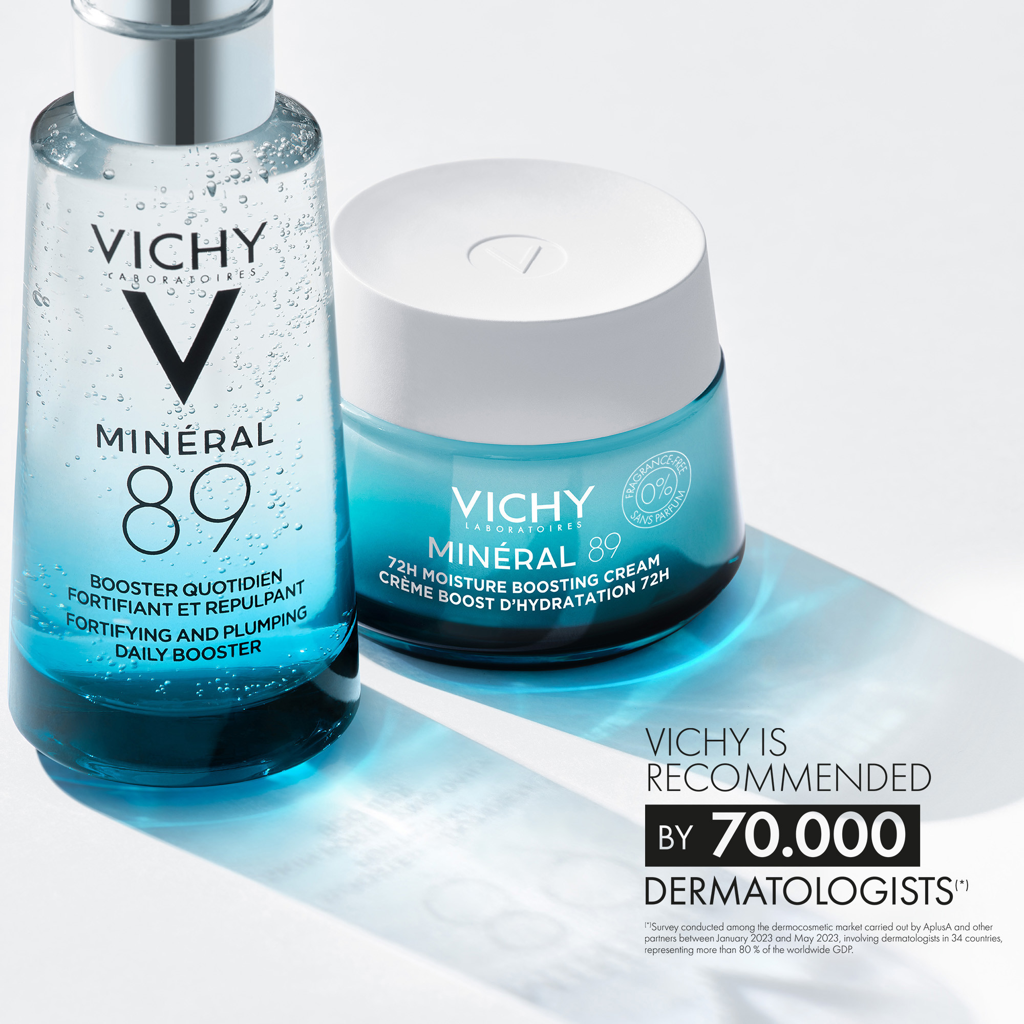 Vichy Minéral 89 100H Moisture Boosting Cream Rich, 50 ml