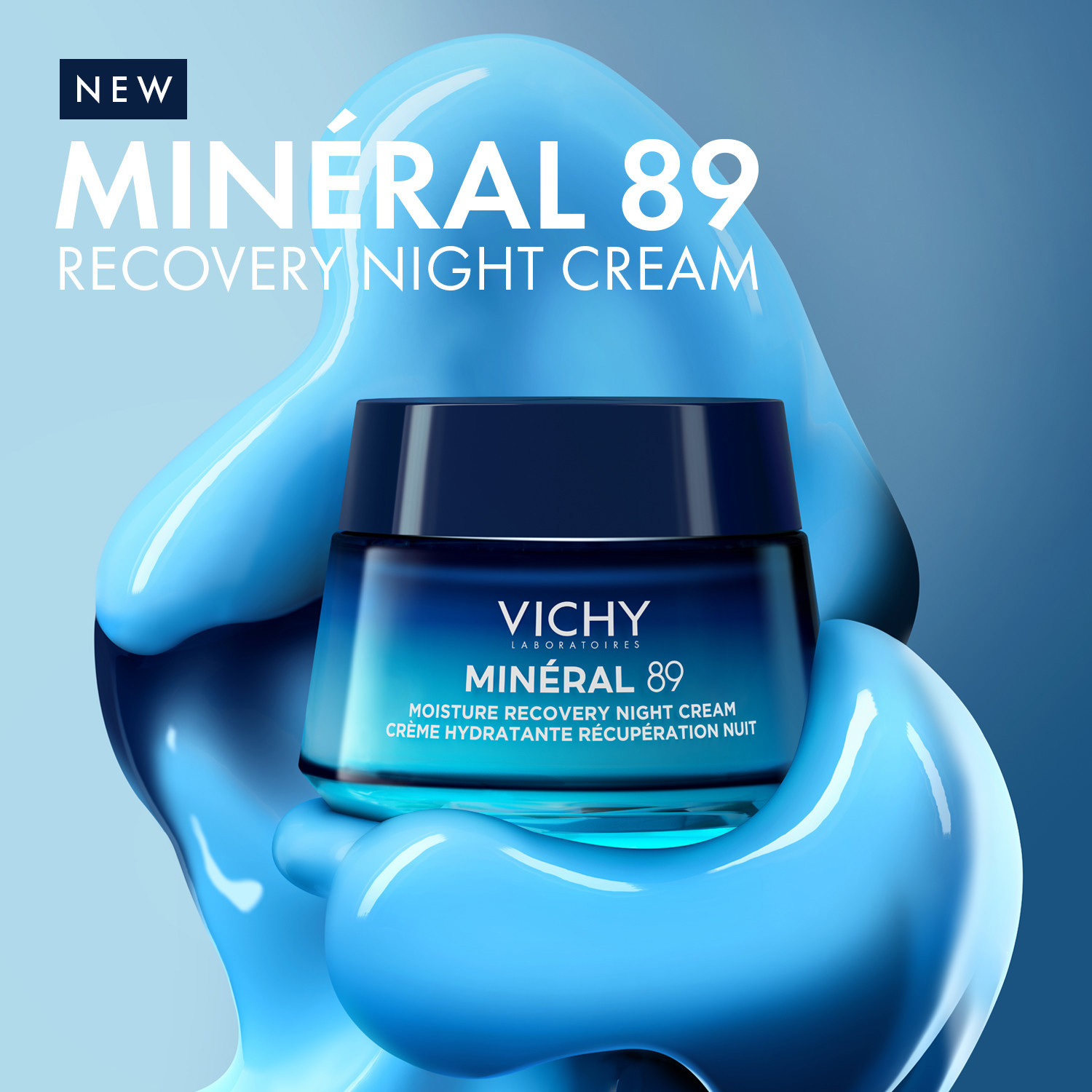 Vichy Minéral 89 Moisture Recovery Night Cream, 50 ml
