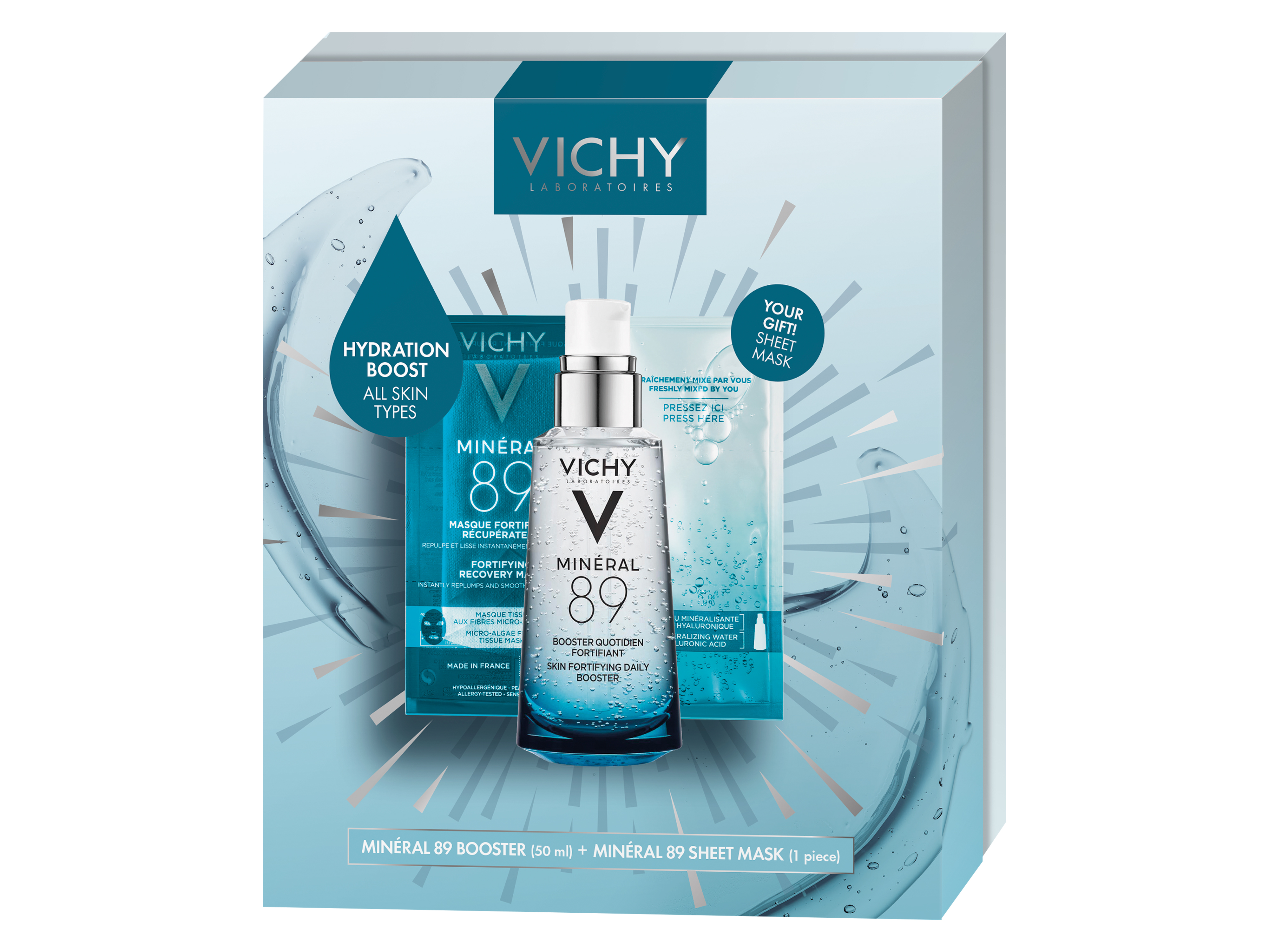 Vichy Vichy Mineral 89 Gave, 1 sett