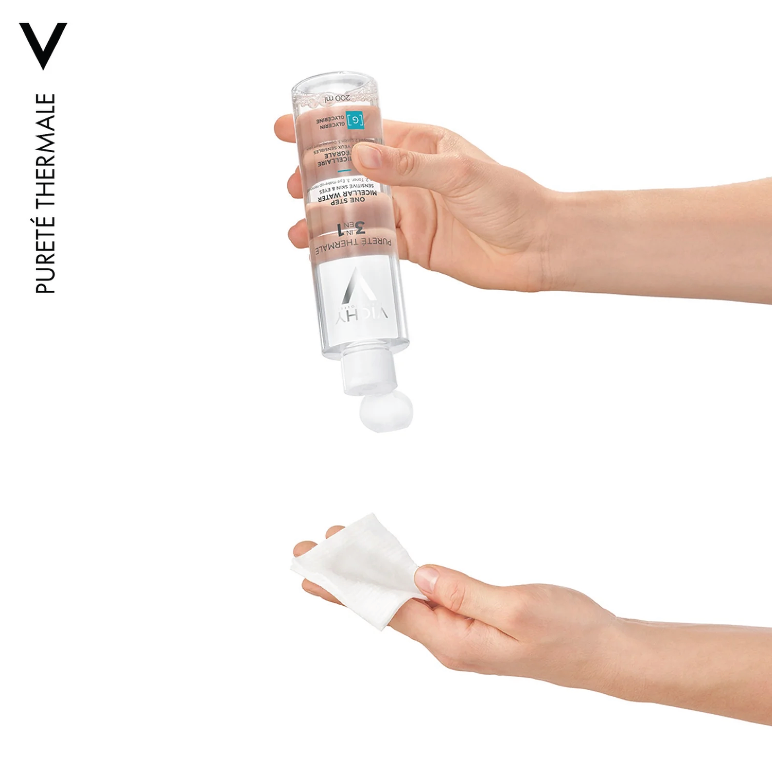 Vichy Pureté Thermale 3-i-1 Micellar Water, 200 ml