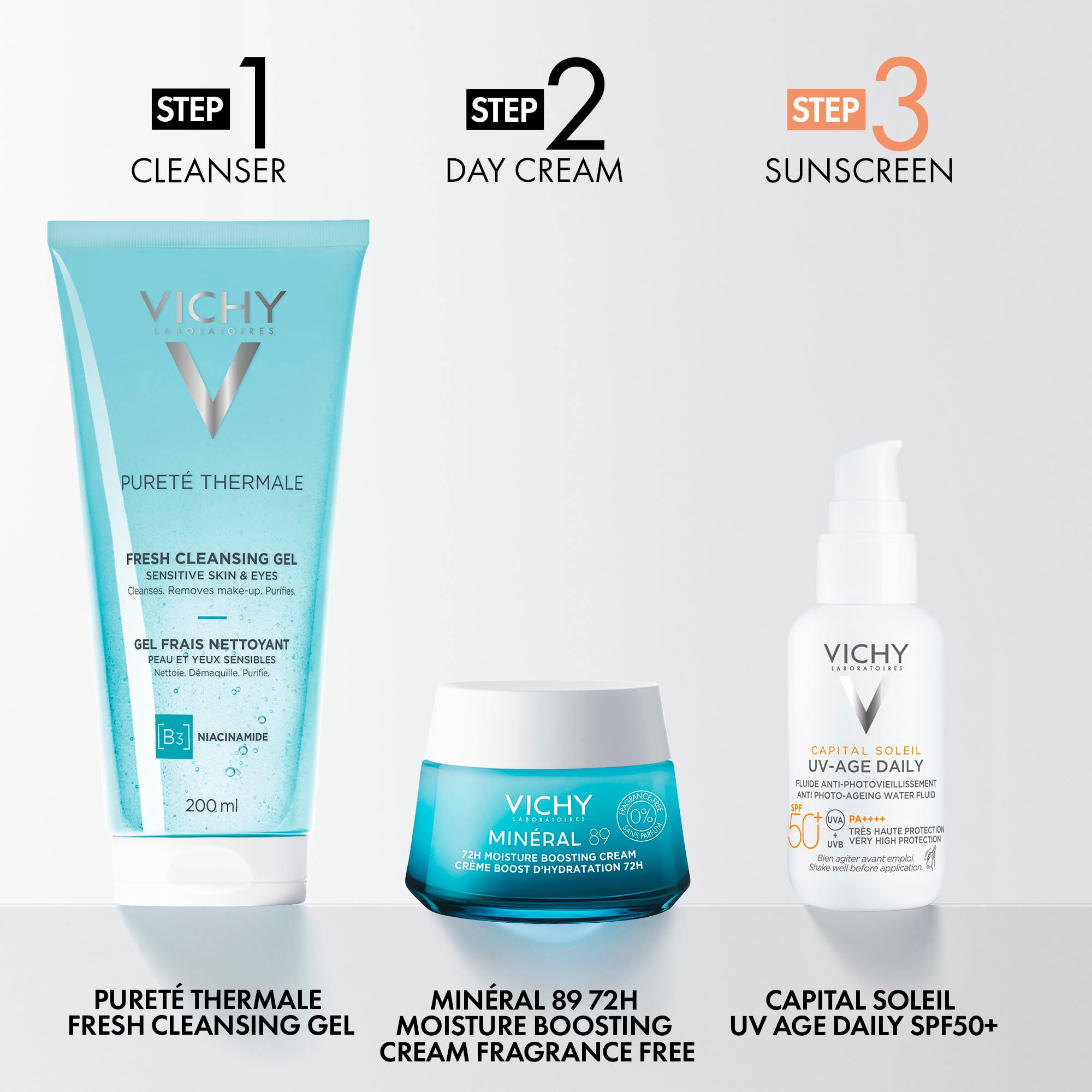 Vichy Pureté Thermale Fresh Cleansing Gel, 200 ml