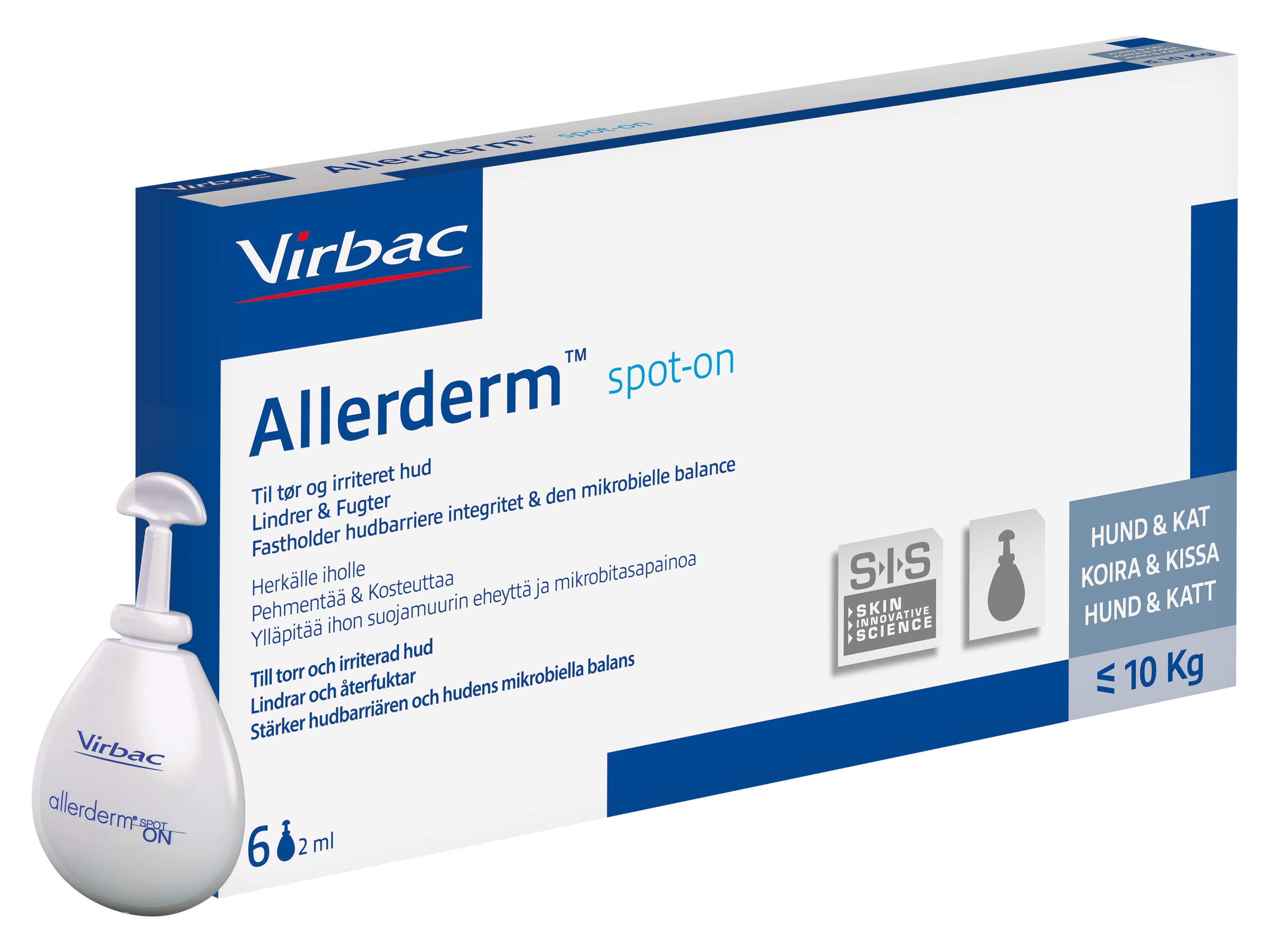 Virbac Allerderm Spot-on, 6 x 2 ml