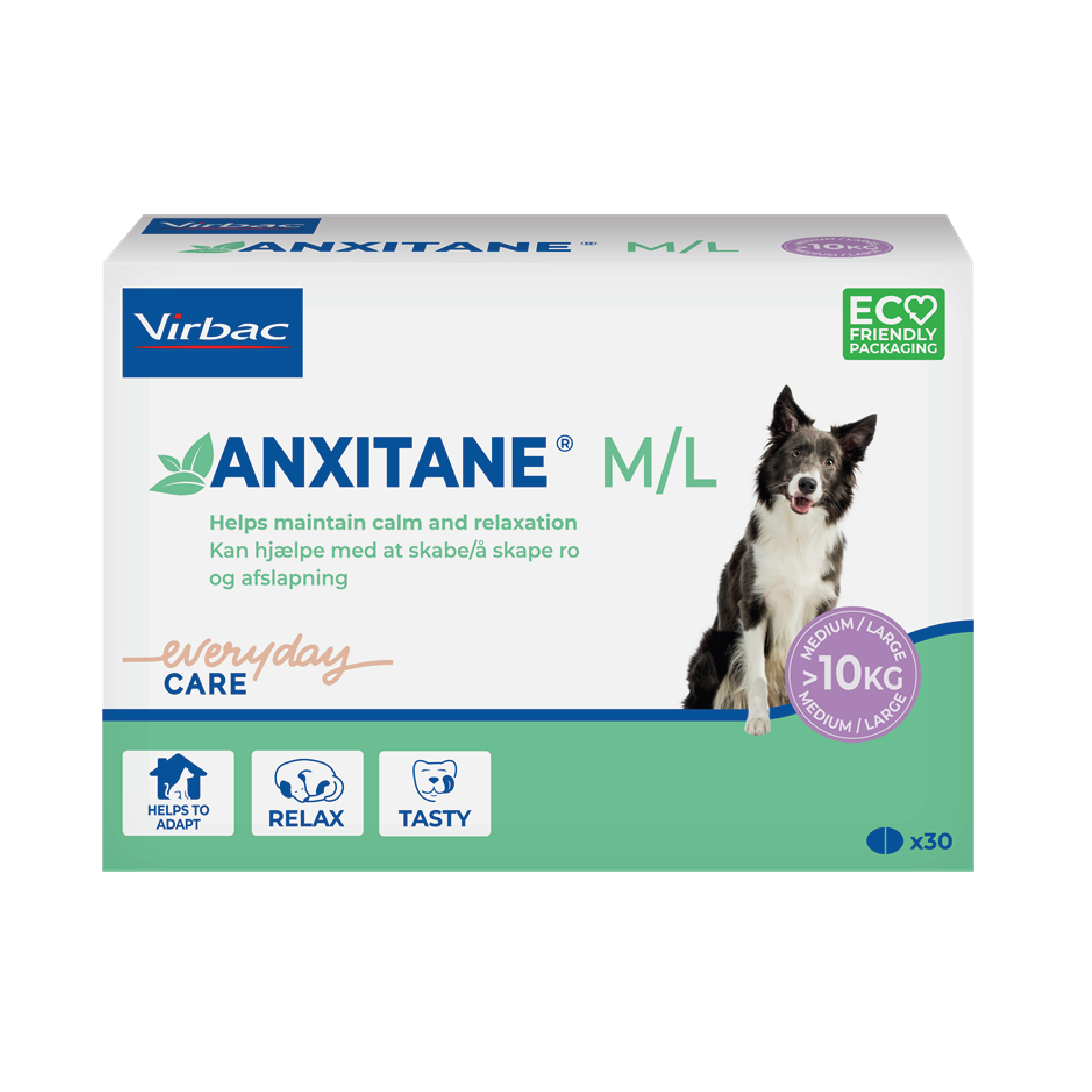 Virbac Anxitane M/L, 30 tabletter