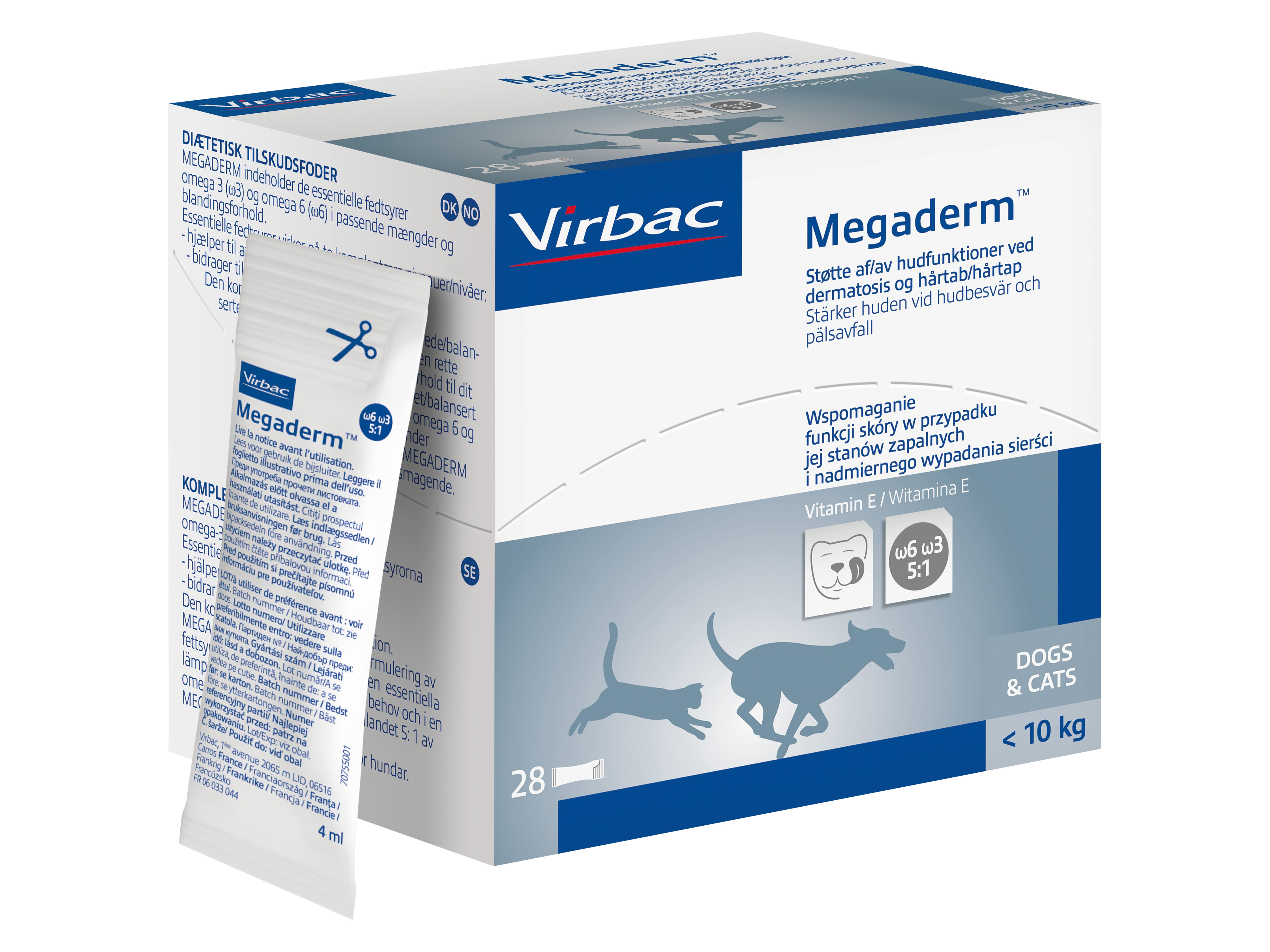 Virbac Megaderm, 28 x 4 ml