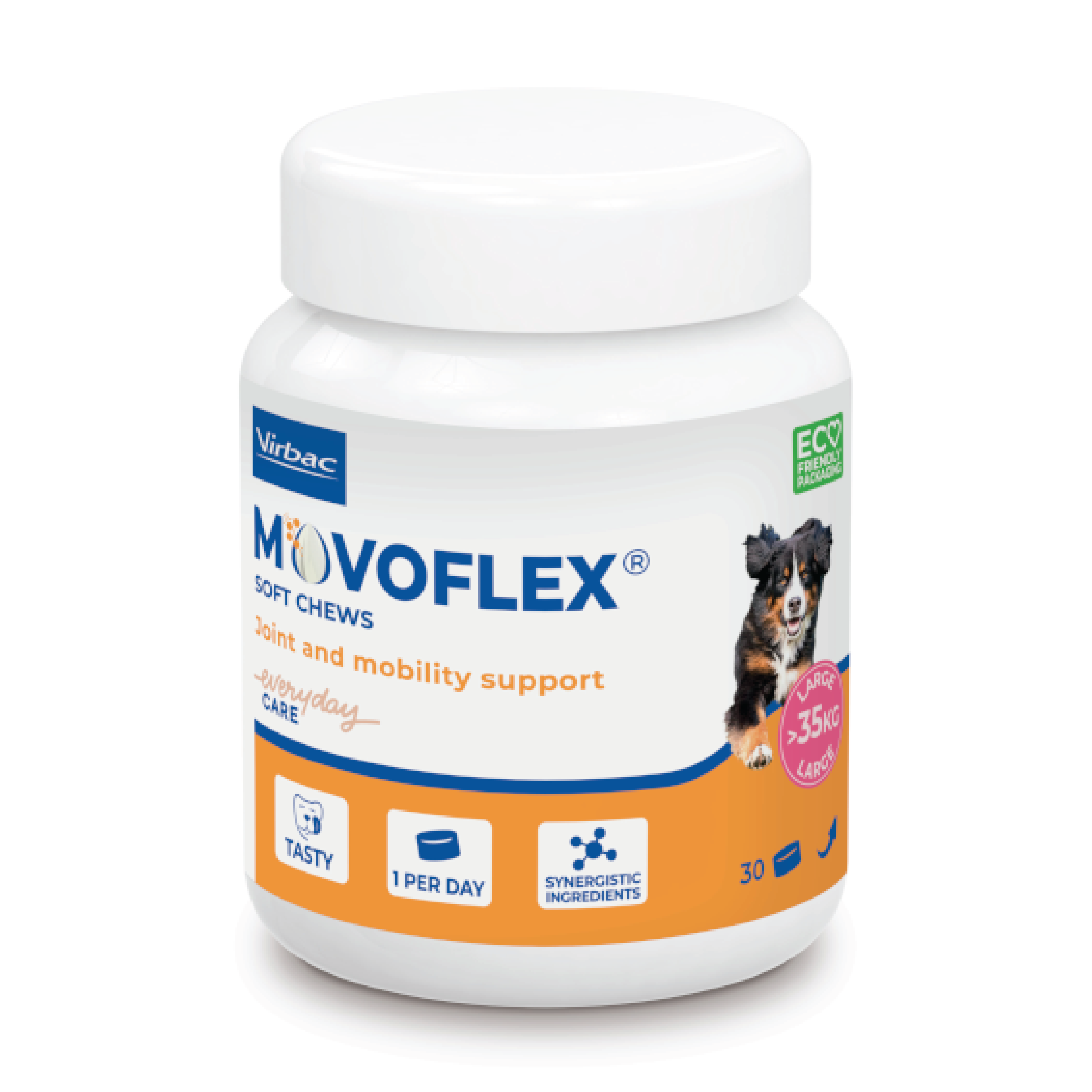 Virbac Movoflex L Tyggebiter til hund over 35 kg, 30 stk.