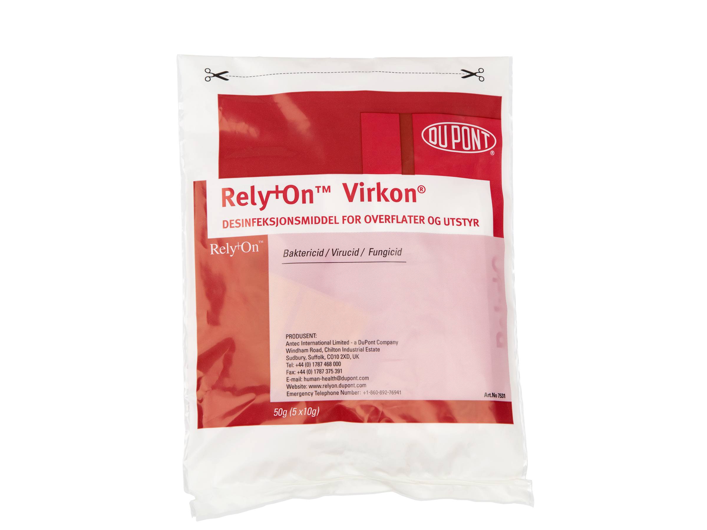 Virkon Desinfeksjonsmiddel, 5 x 10 gram