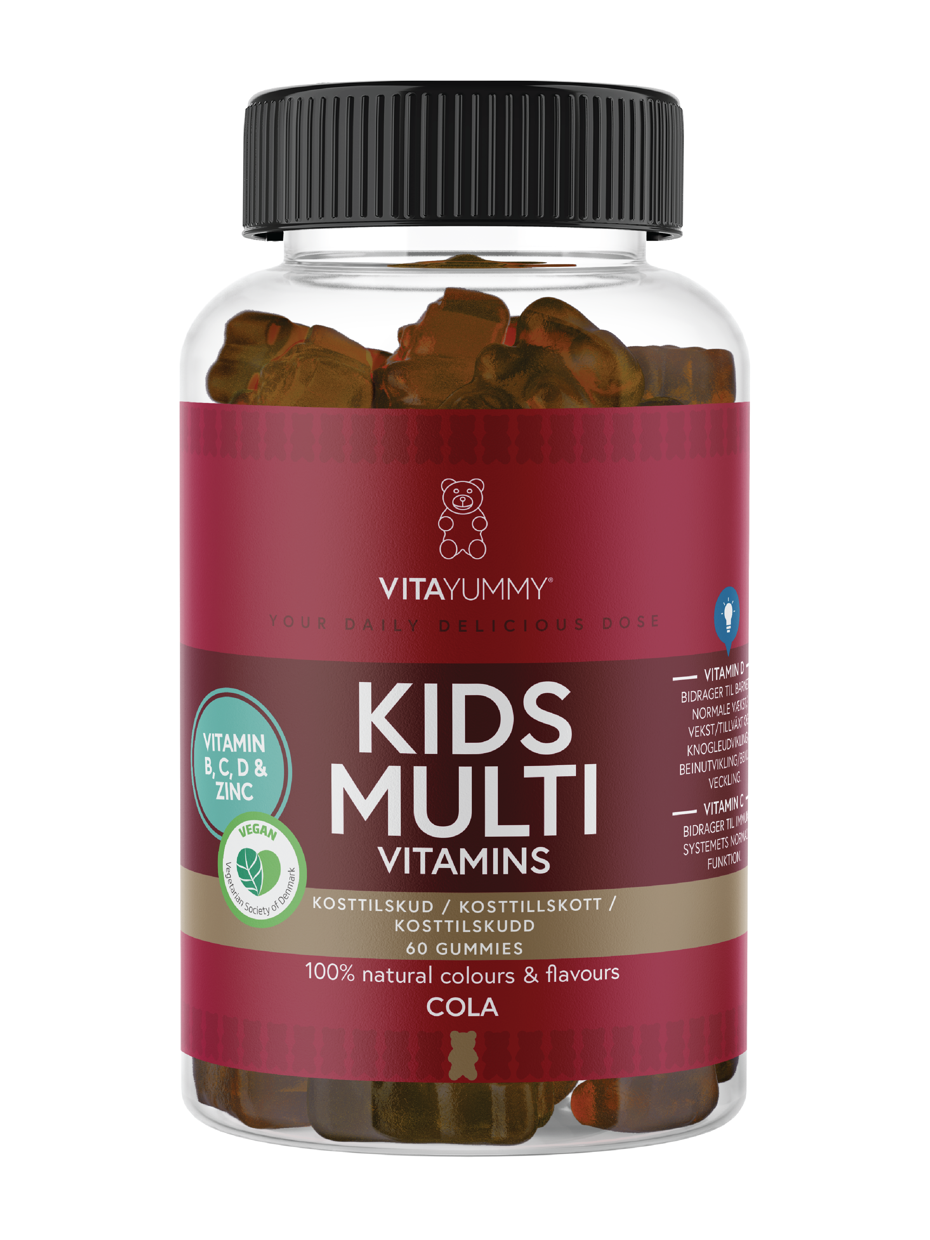 VitaYummy Kids Multi Vitamins, Cola, 60 stk.