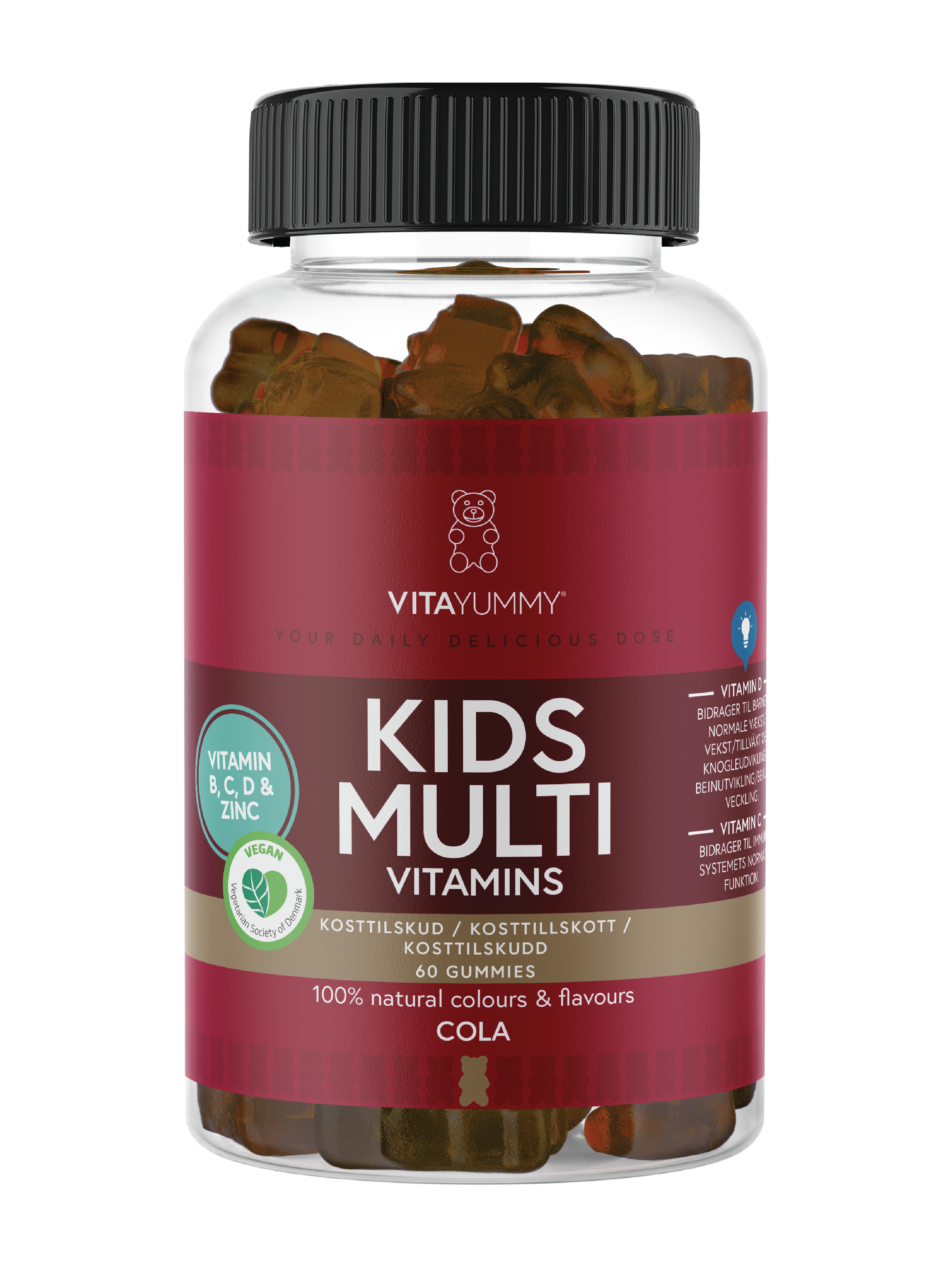 VitaYummy Kids Multi Vitamins, Cola, 60 stk.