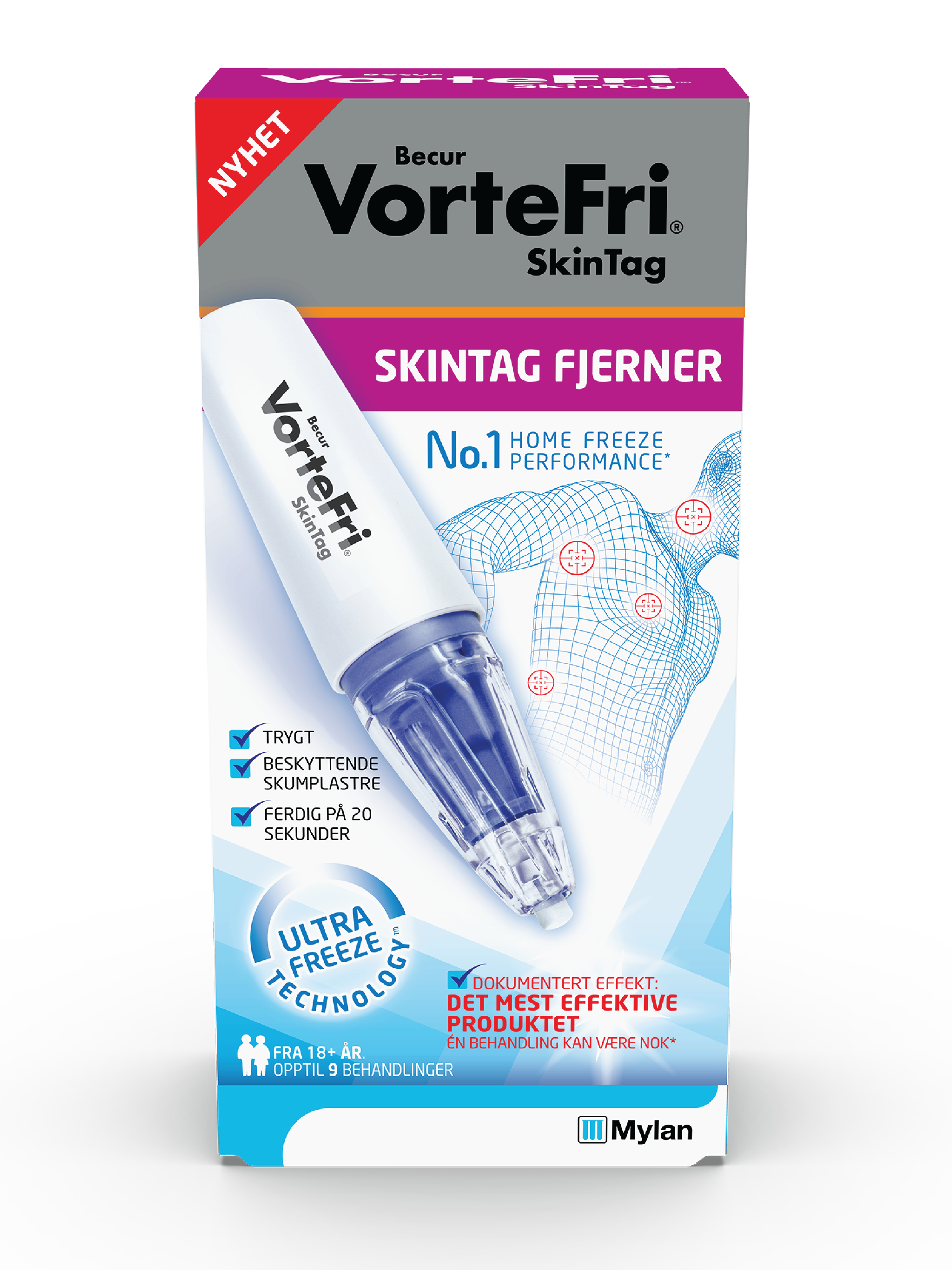 VorteFri Freeze Skintagfjerner, 14,3 gram