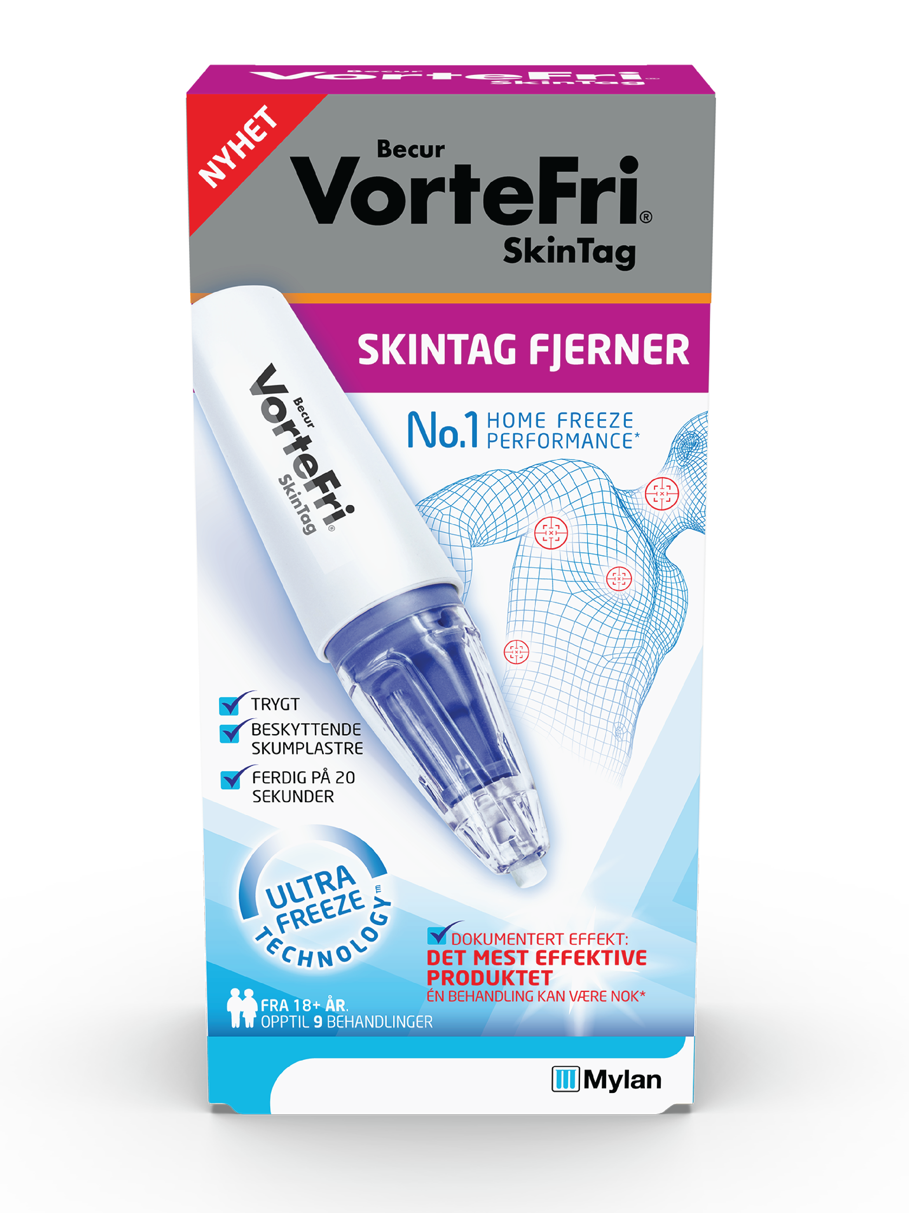 VorteFri Freeze Skintagfjerner, 14,3 gram