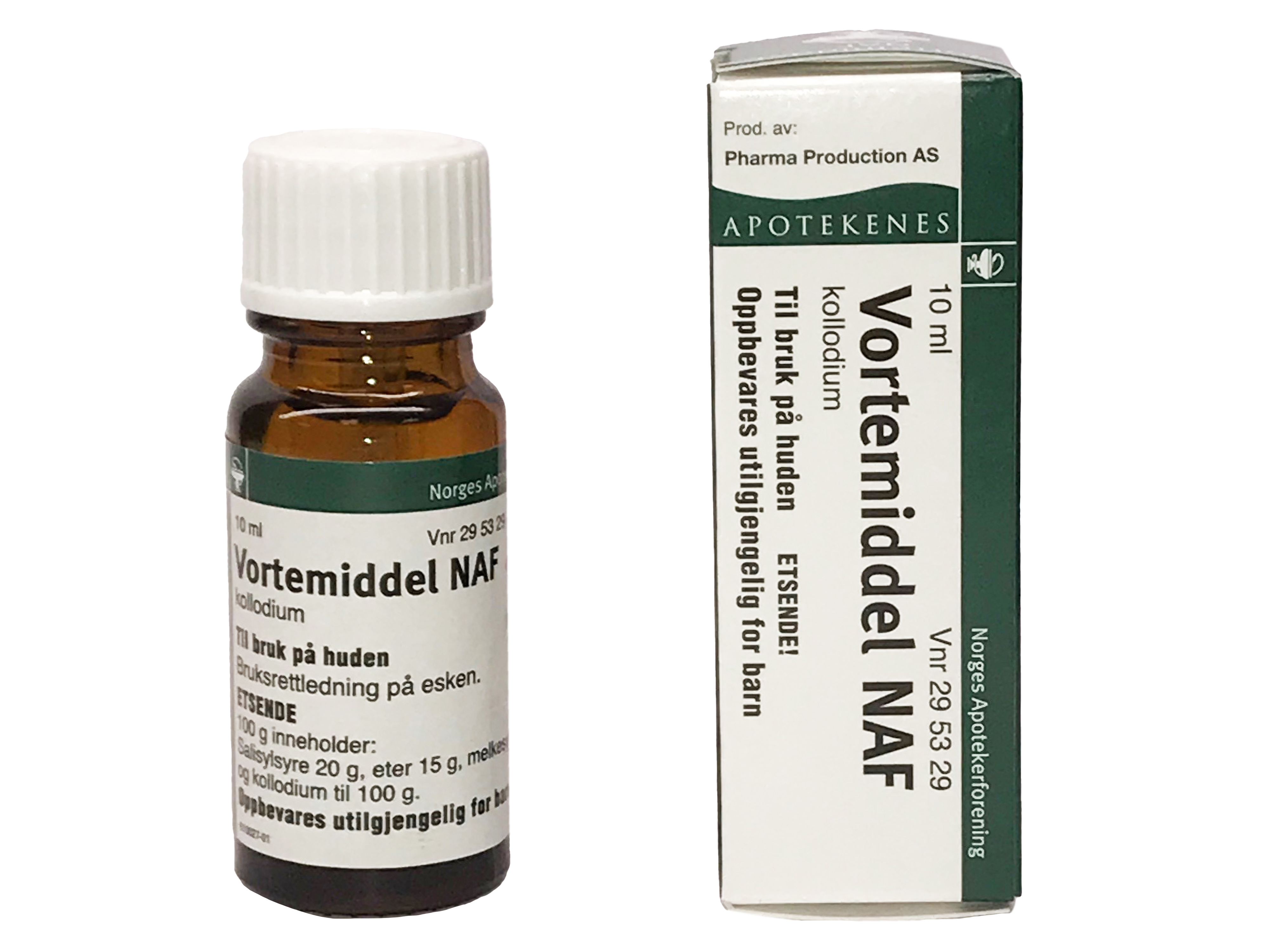 NAF Vortemiddel NAF kollodium, 10 ml.