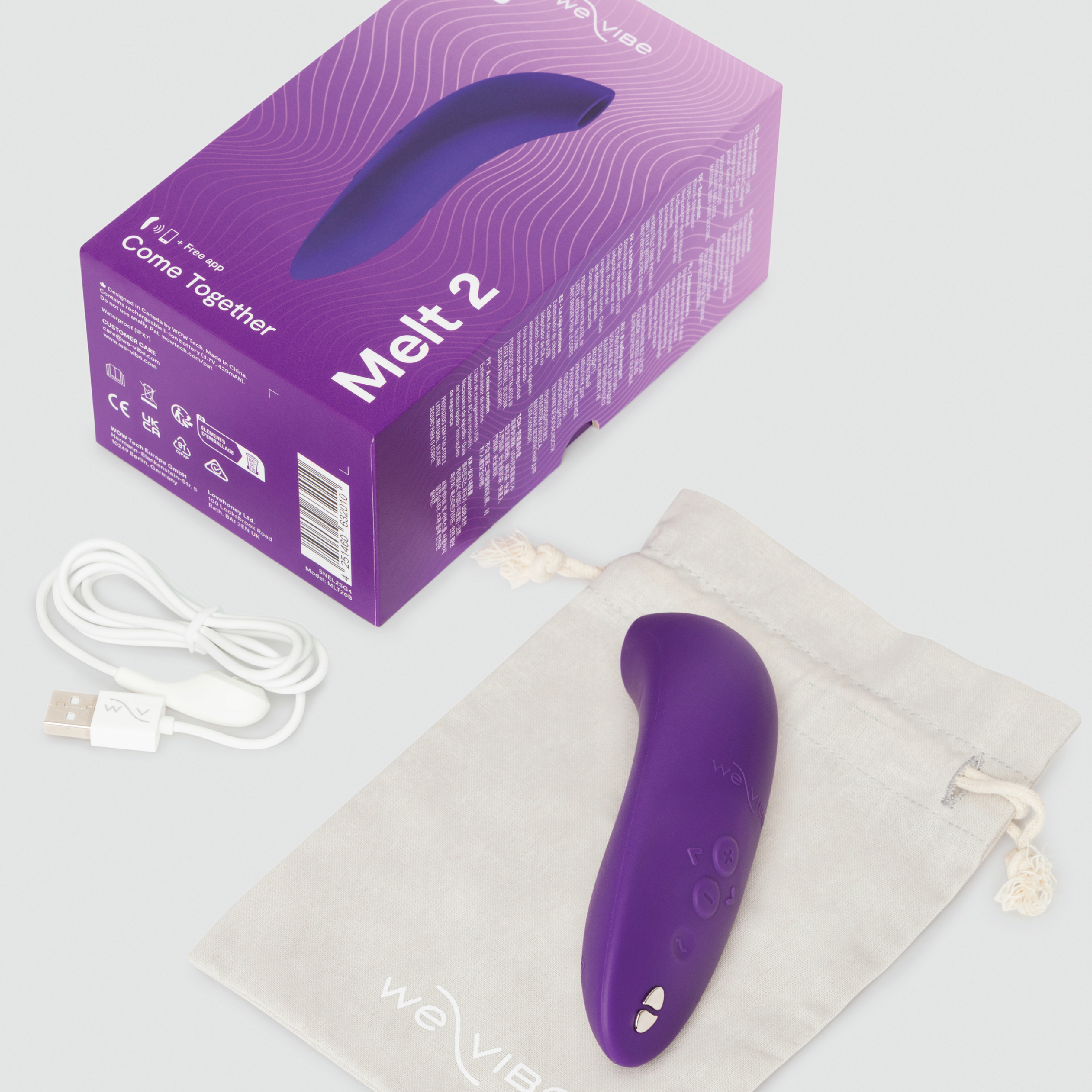 We-Vibe Melt 2 Purple Klitorisstimulator, 1 stk.