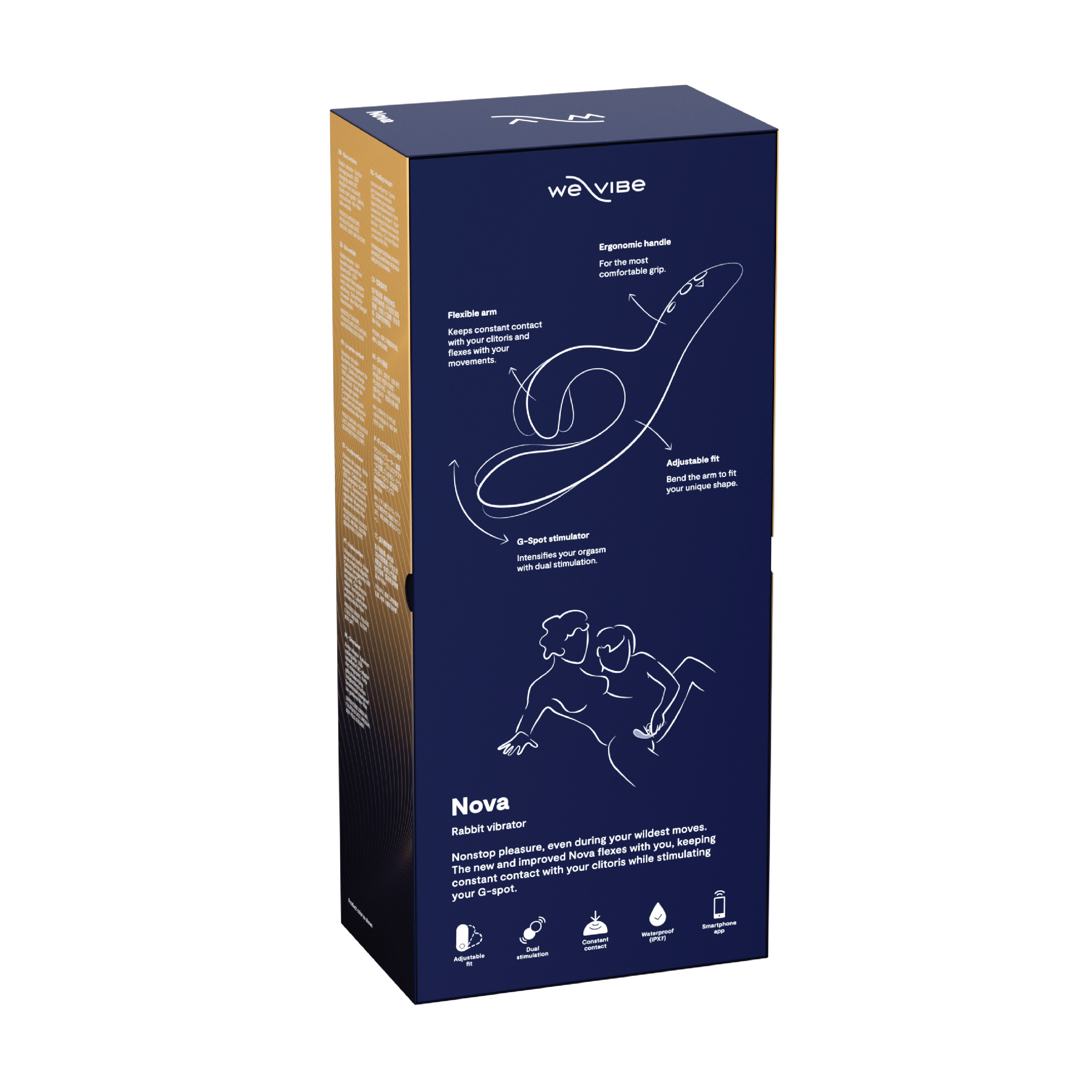 We-Vibe Nova 2 Midnight Blu Vibrator, 1 stk.