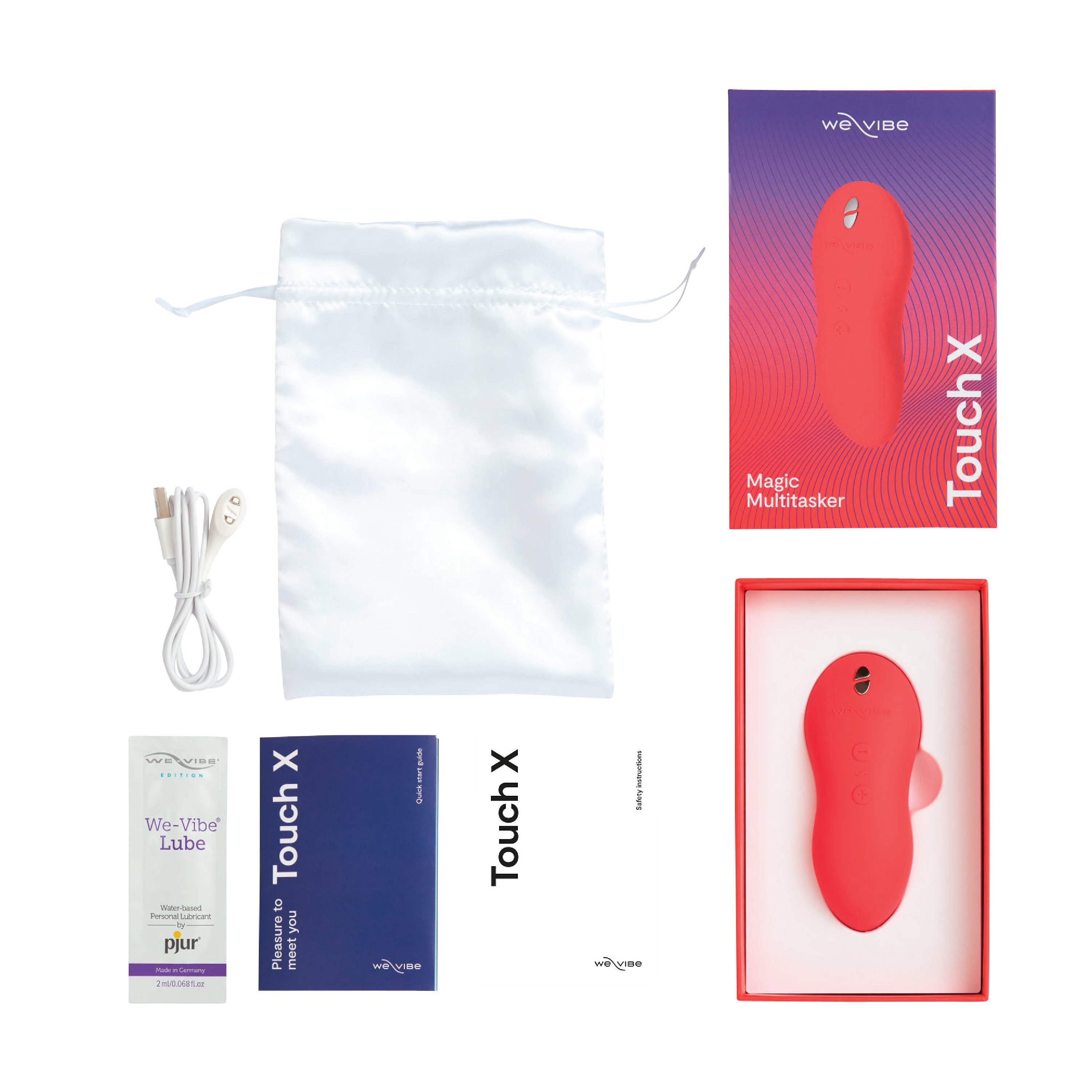 We-Vibe Touch X Crave Coral Klitorisvibrator, 1 stk.