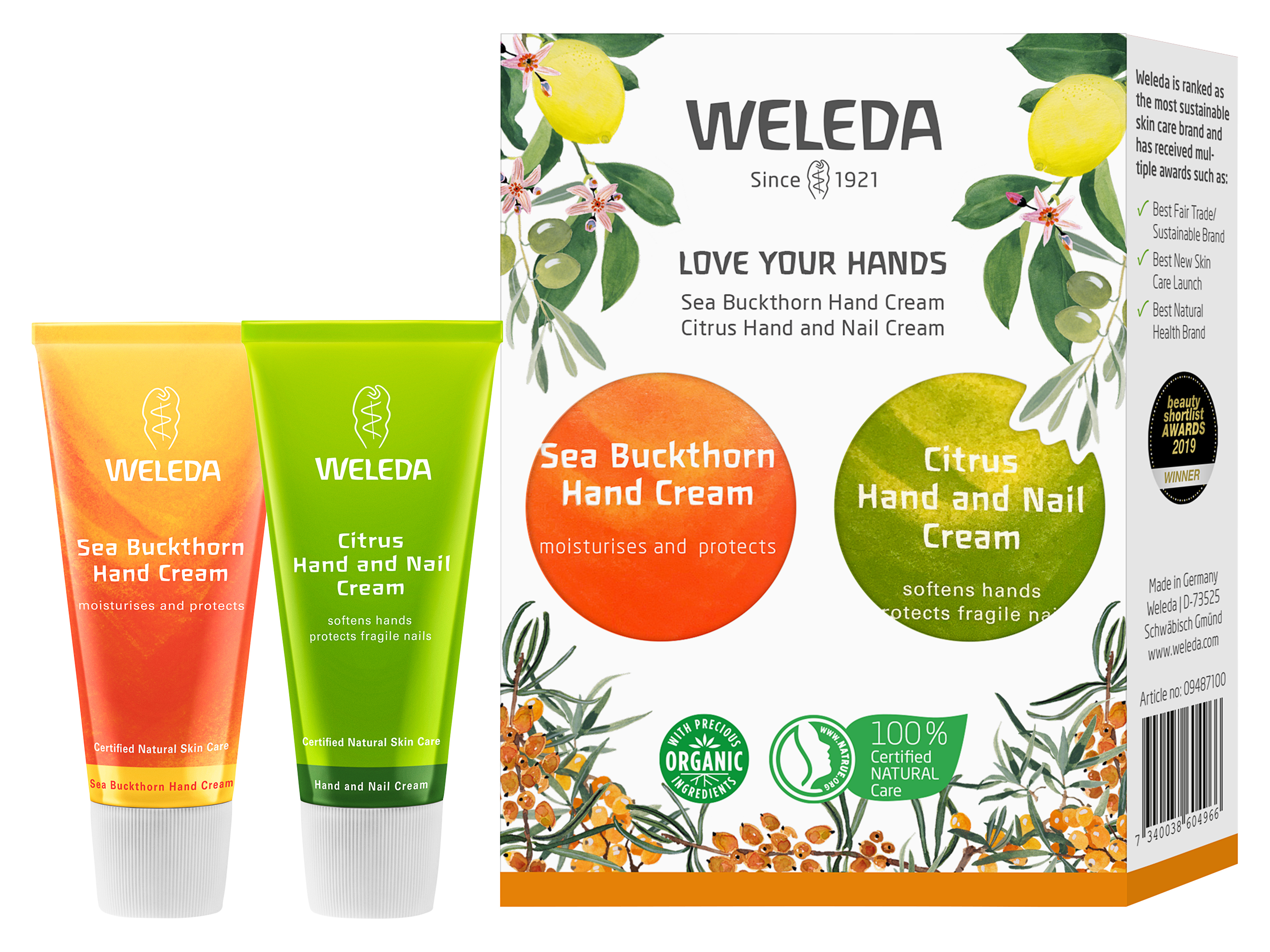 Weleda Love Your Hands Gave, Gavesett, 1 sett