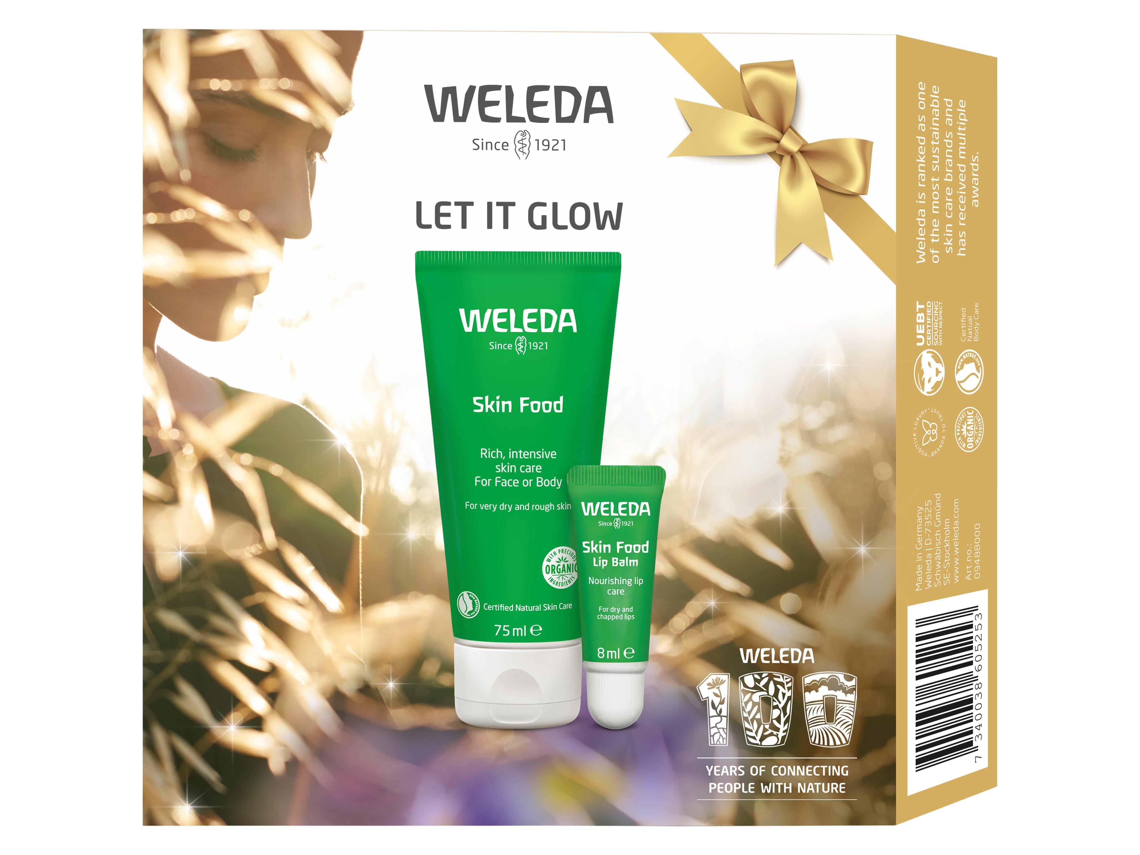 Weleda Skin Food Let It Glow Gave, 1 sett